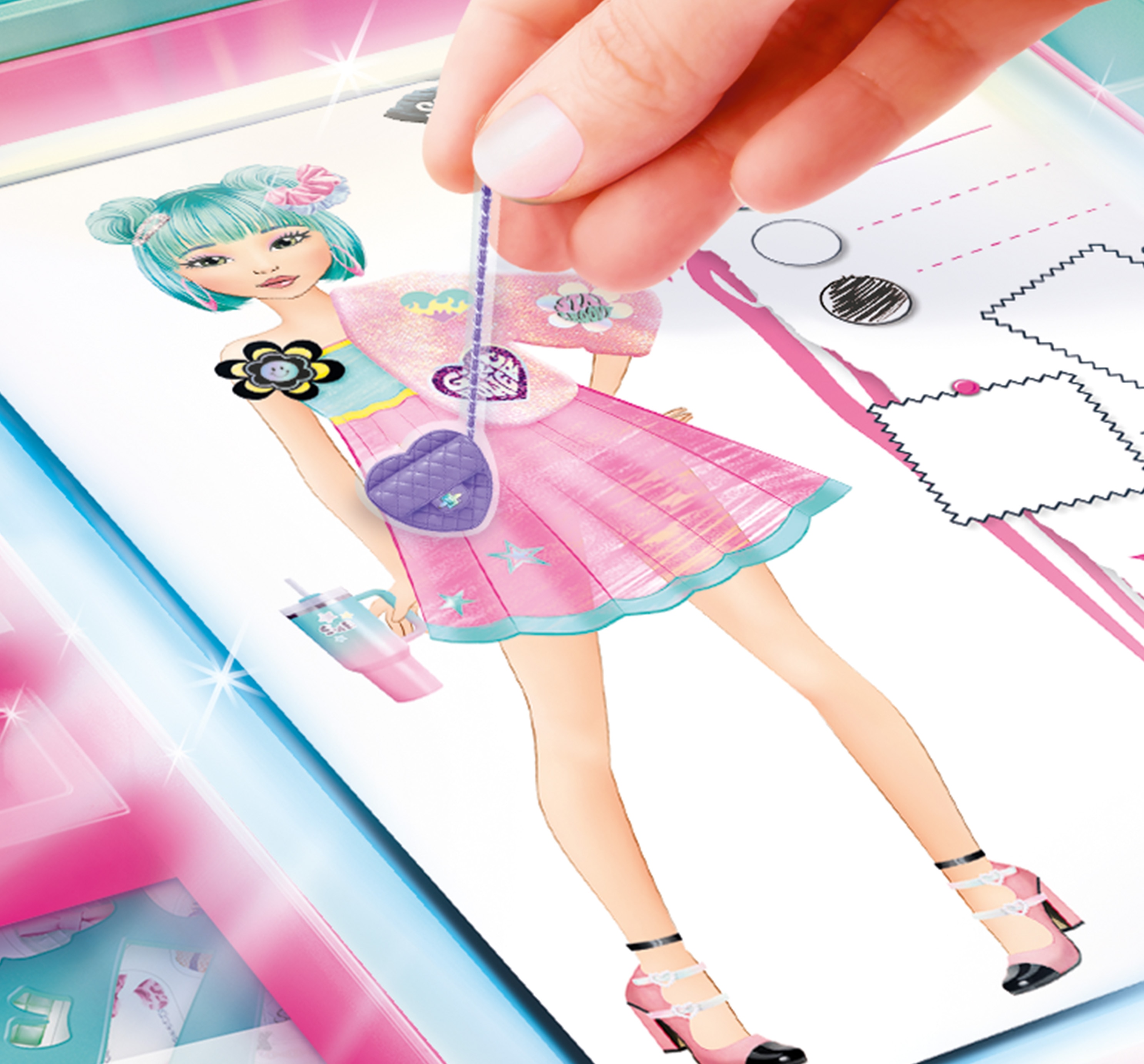 Juego de manualidadesEstudio De Diseño De Moda Con Luz Style 4 Ever 15