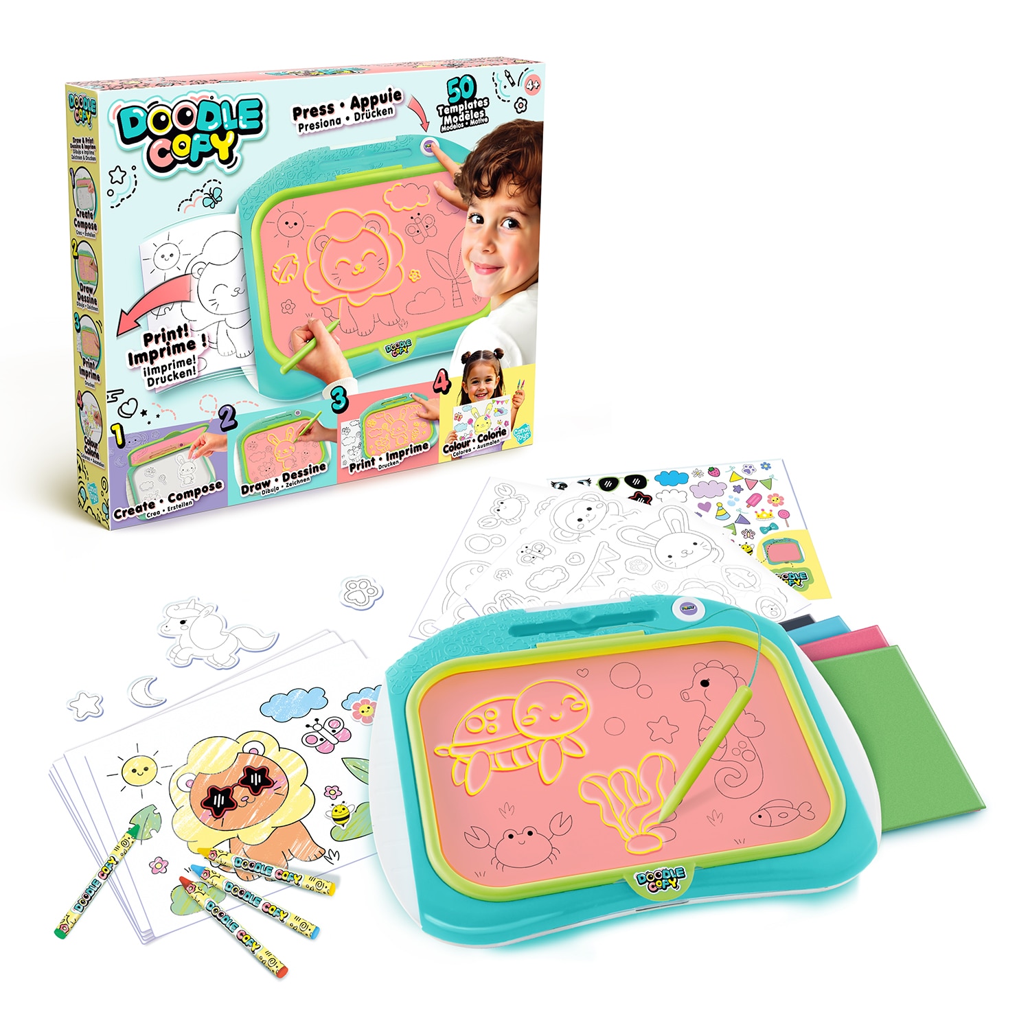 Juego de manualidades Pizarra Copia E Imprime Canal Toys 2
