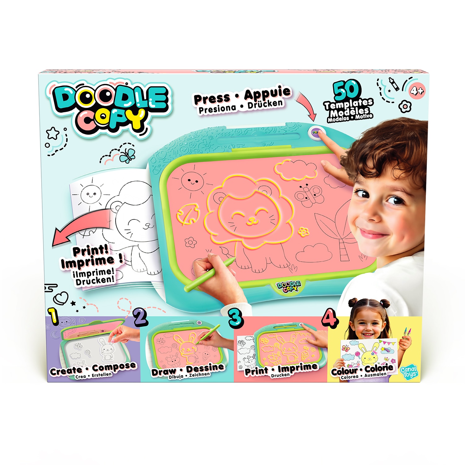 Juego de manualidades Pizarra Copia E Imprime Canal Toys 5
