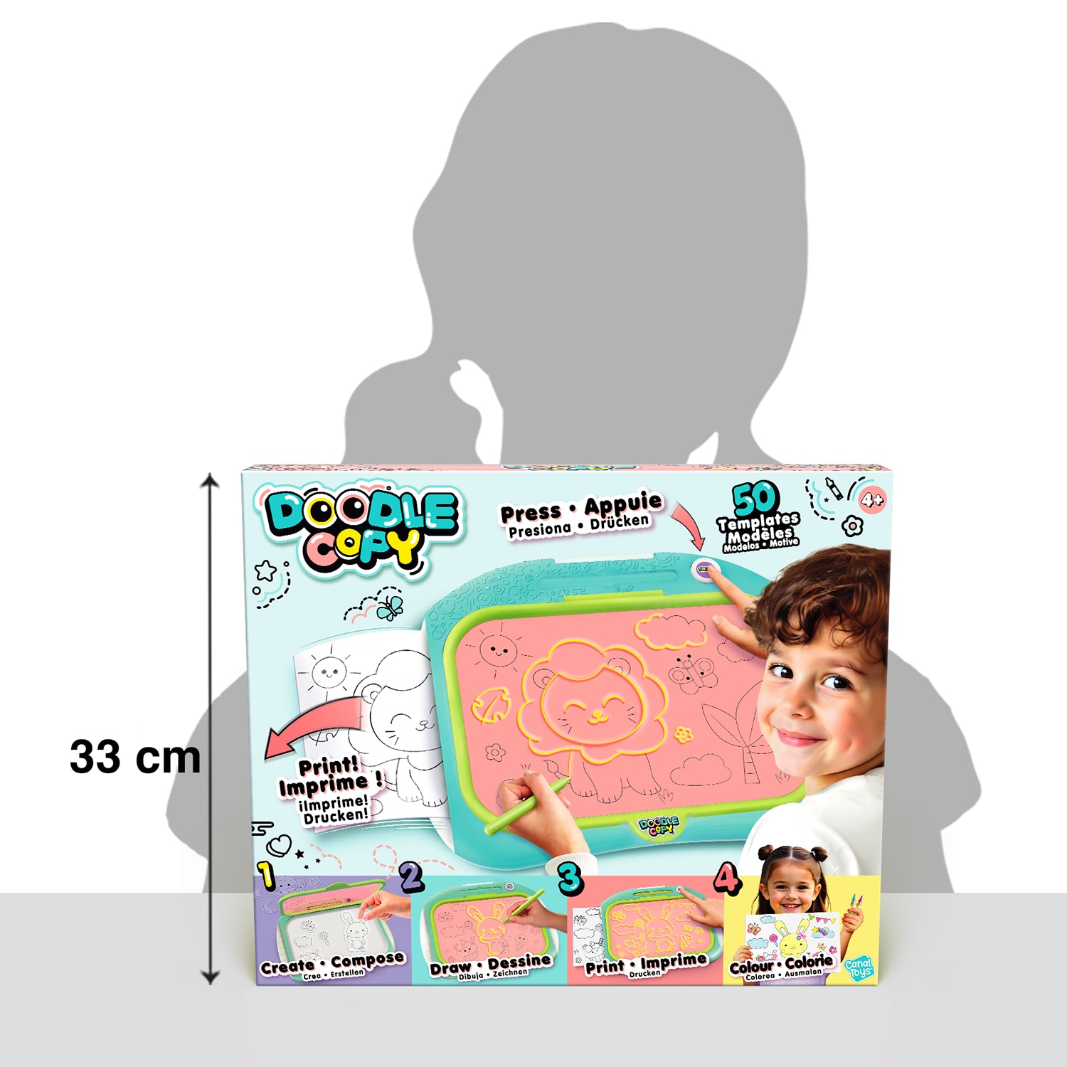 Juego de manualidades Pizarra Copia E Imprime Canal Toys 8