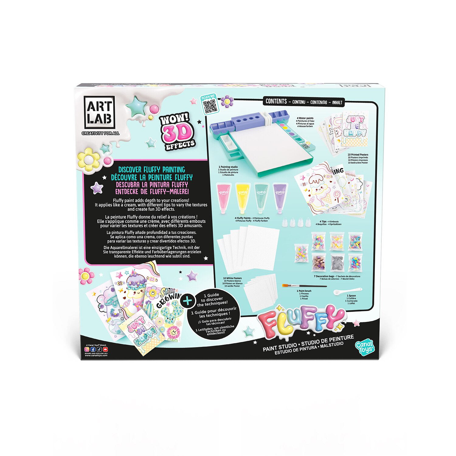 Juego de manualidades Estudio De Acuarelas 3D Art Lab 3