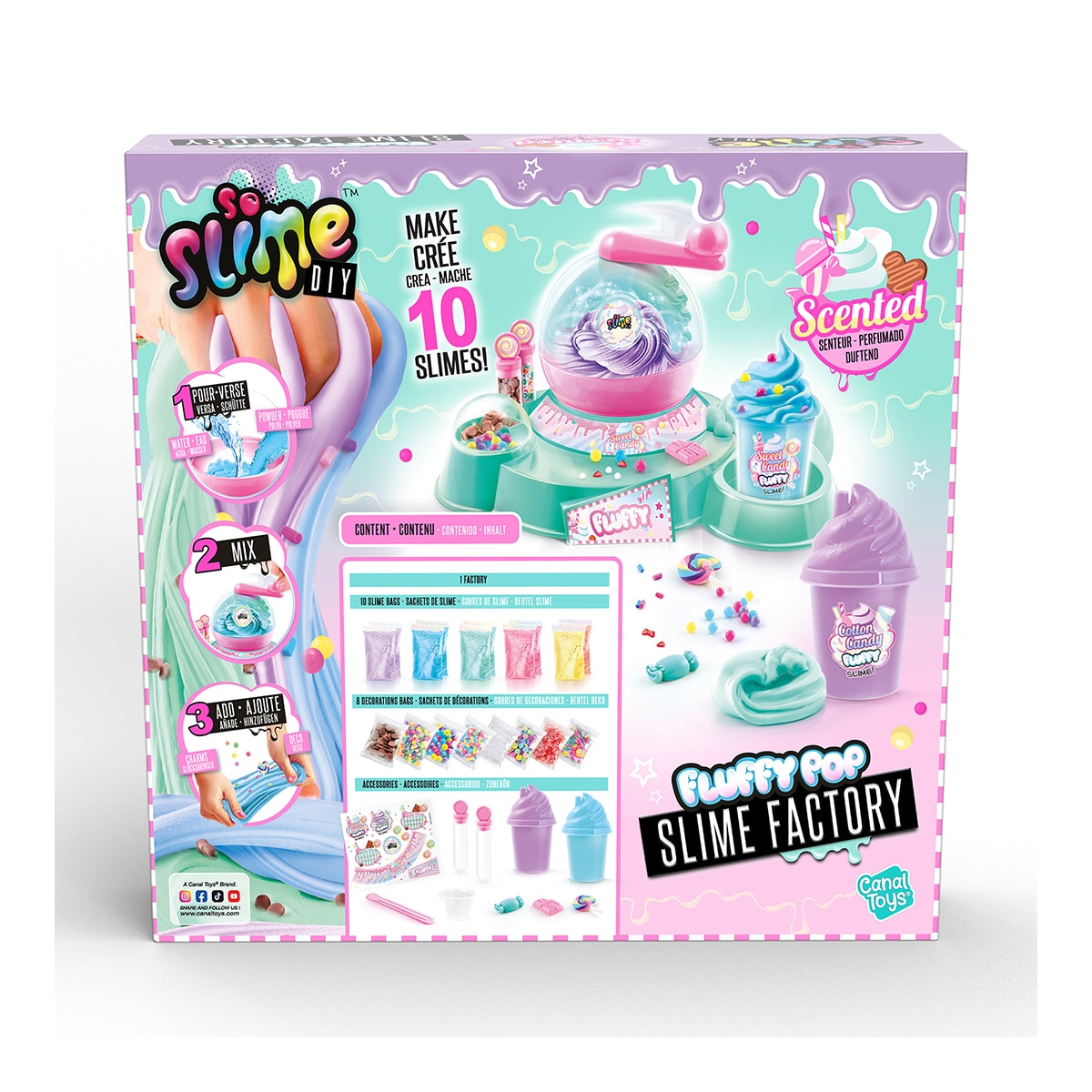 Juego de manualidades Fabrica De Slime Fluffy So Slime 15