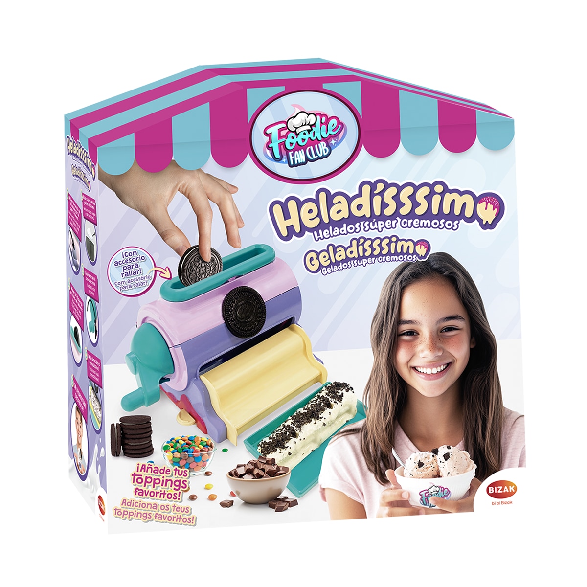 Bizak – Máquina para hacer helados Heladississimo Bizak.