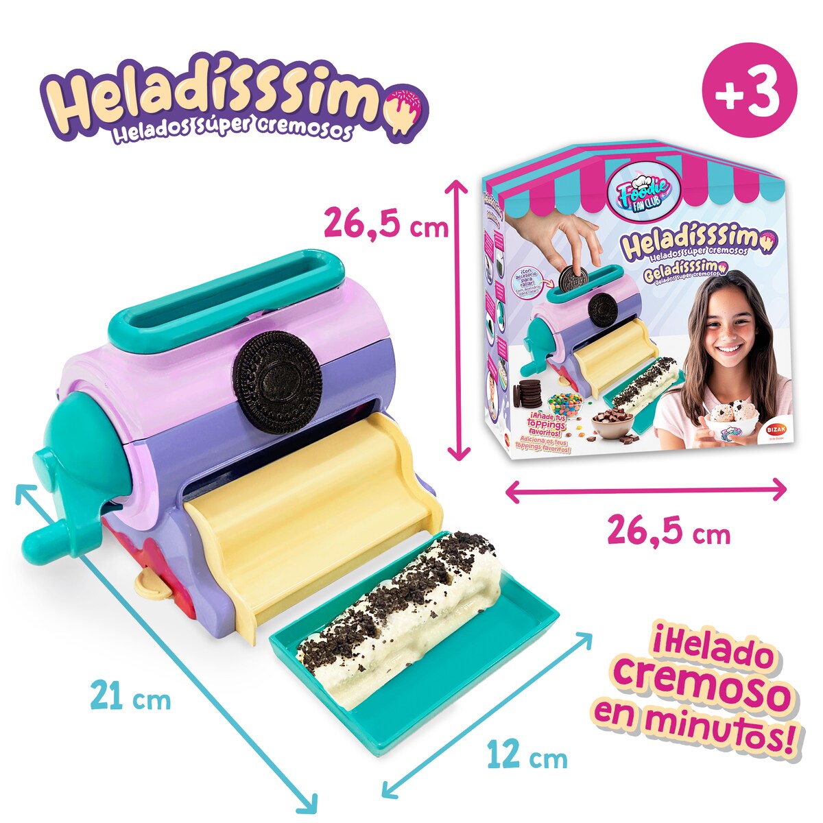 Máquina para hacer helados Heladisssimo Bizak 5