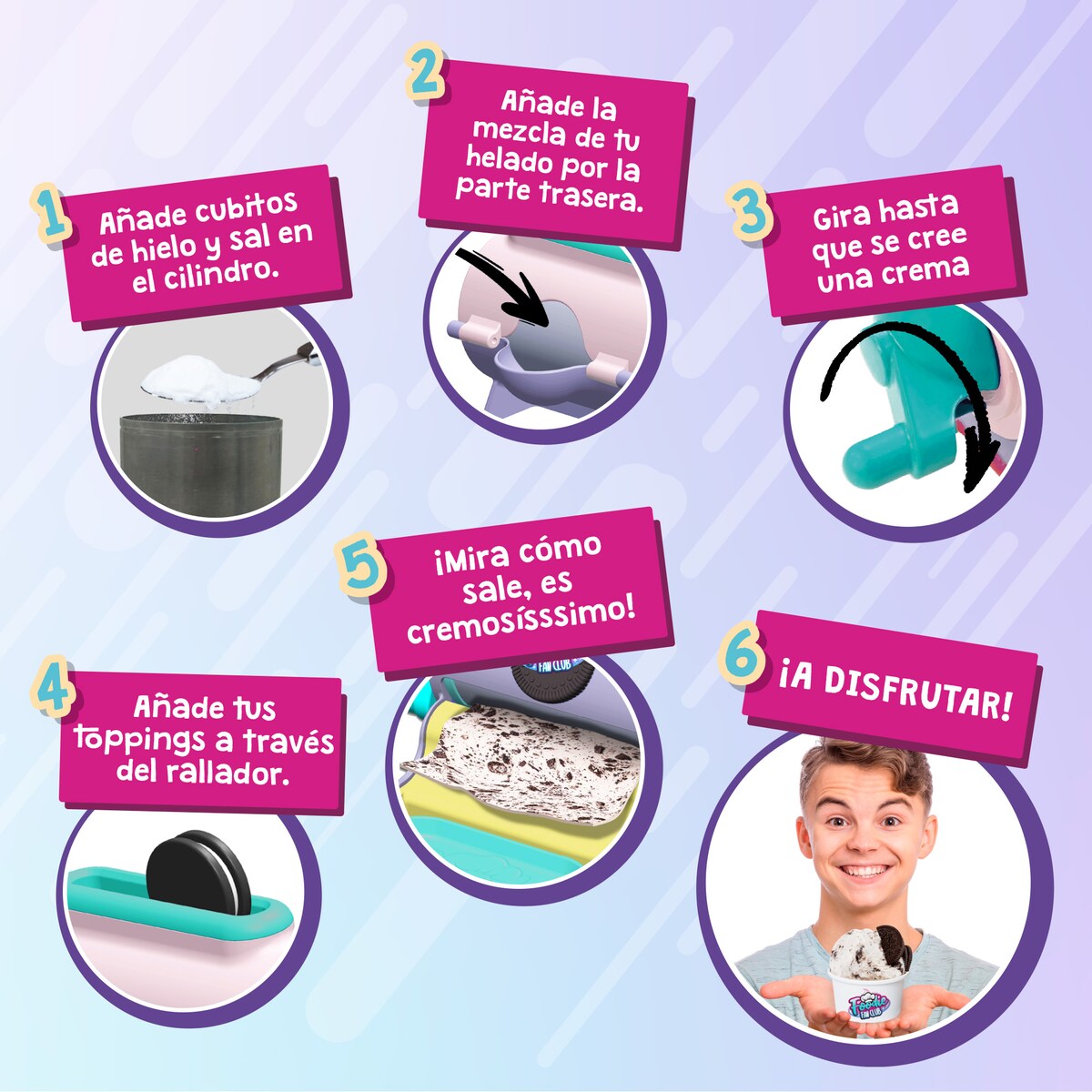 Máquina para hacer helados Heladisssimo Bizak 17