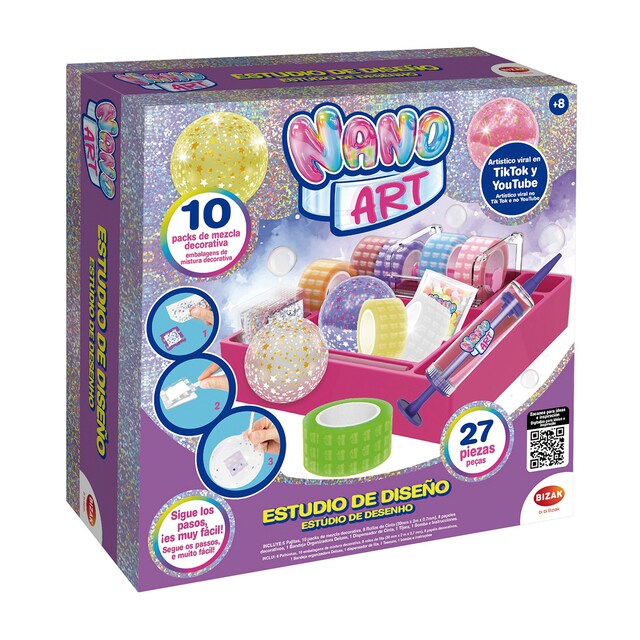 Kit manualidades Estudio de diseño Nano Art Bizak