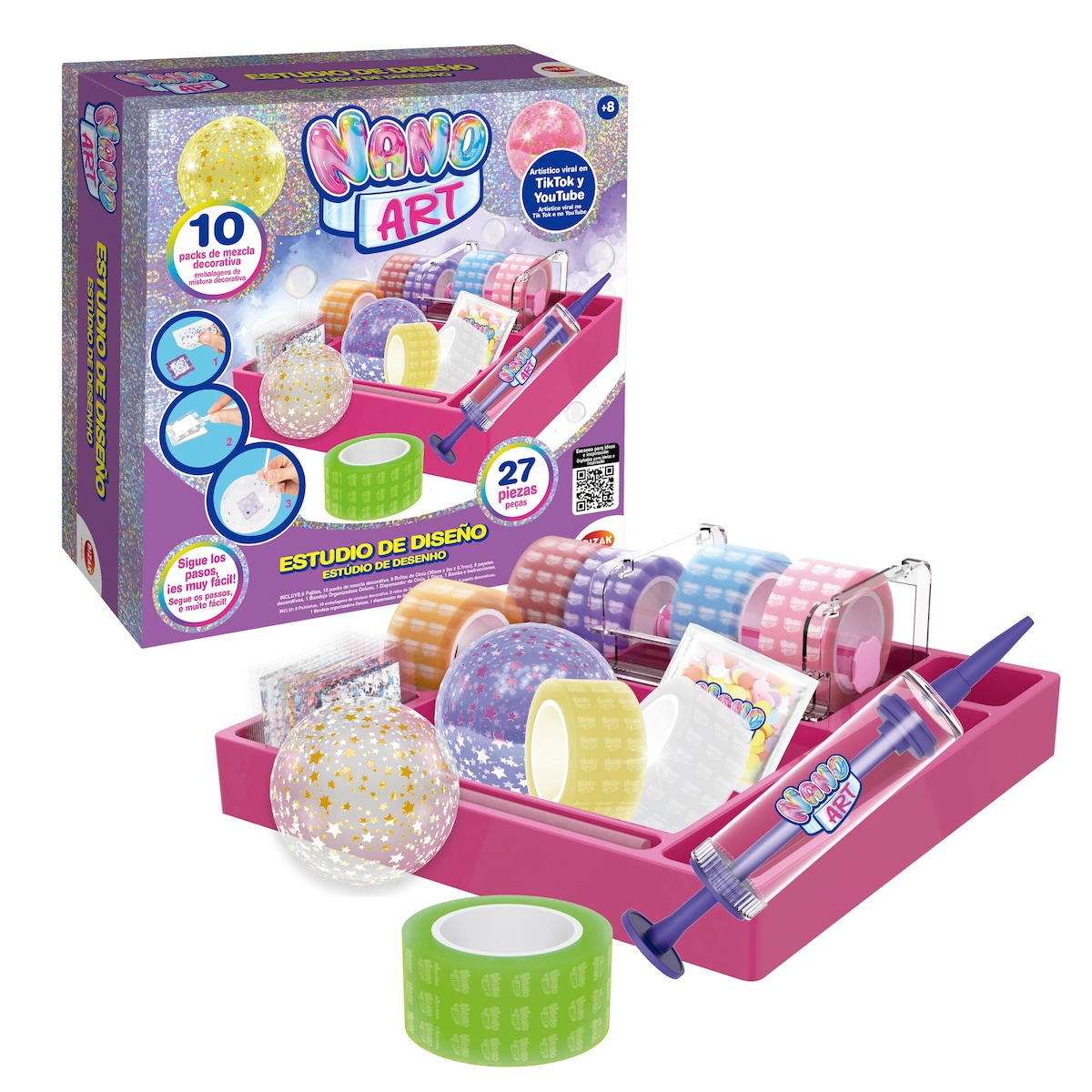 Kit manualidades Estudio de diseño Nano Art Bizak 2