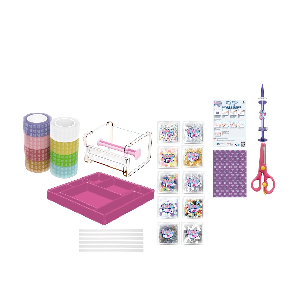 Kit manualidades Estudio de diseño Nano Art Bizak 4