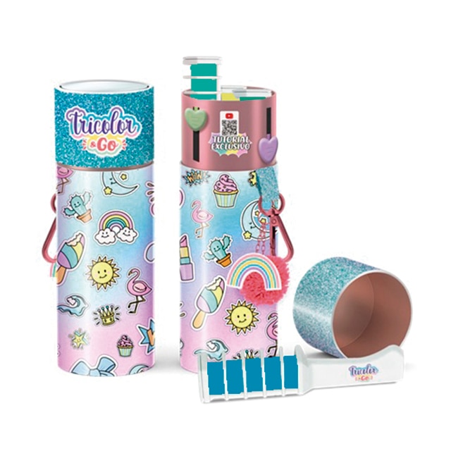Juego de manualidades Shinetastic Tricolor&Go Bizak 7