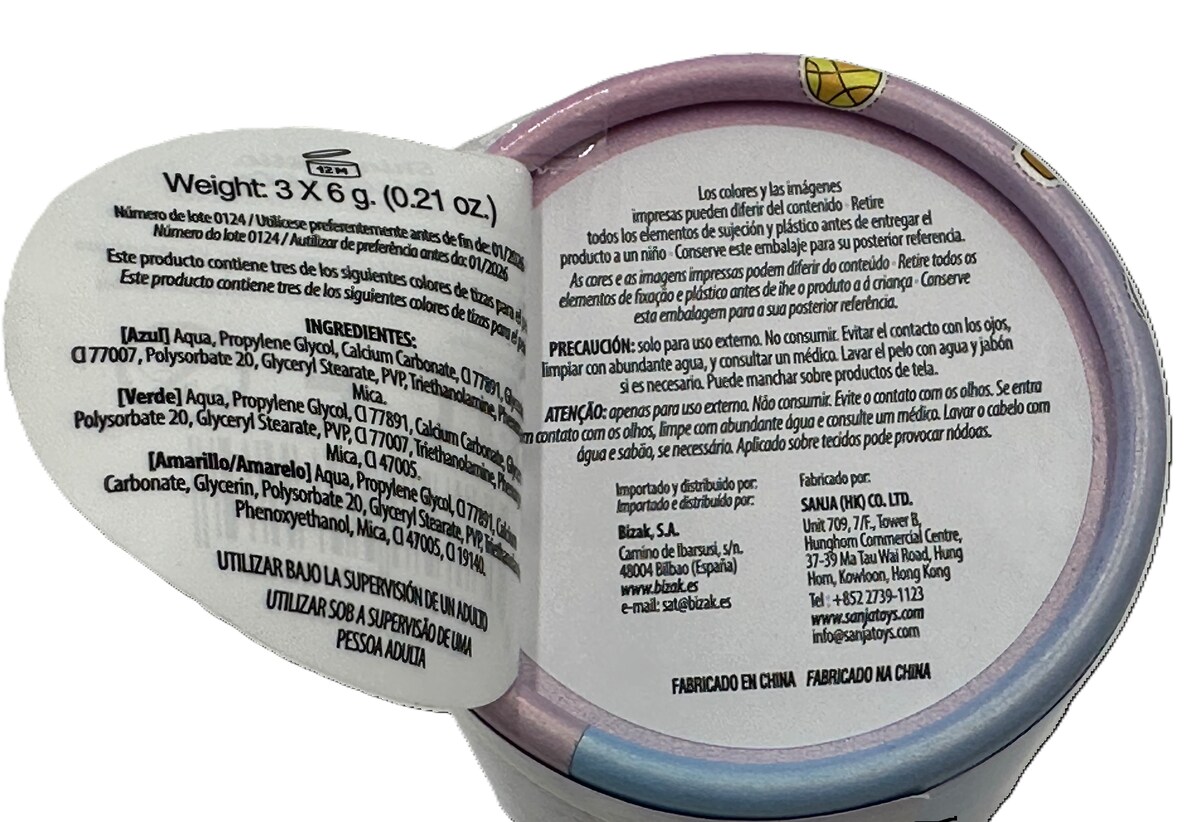 Juego de manualidades Shinetastic Tricolor&Go Bizak 9