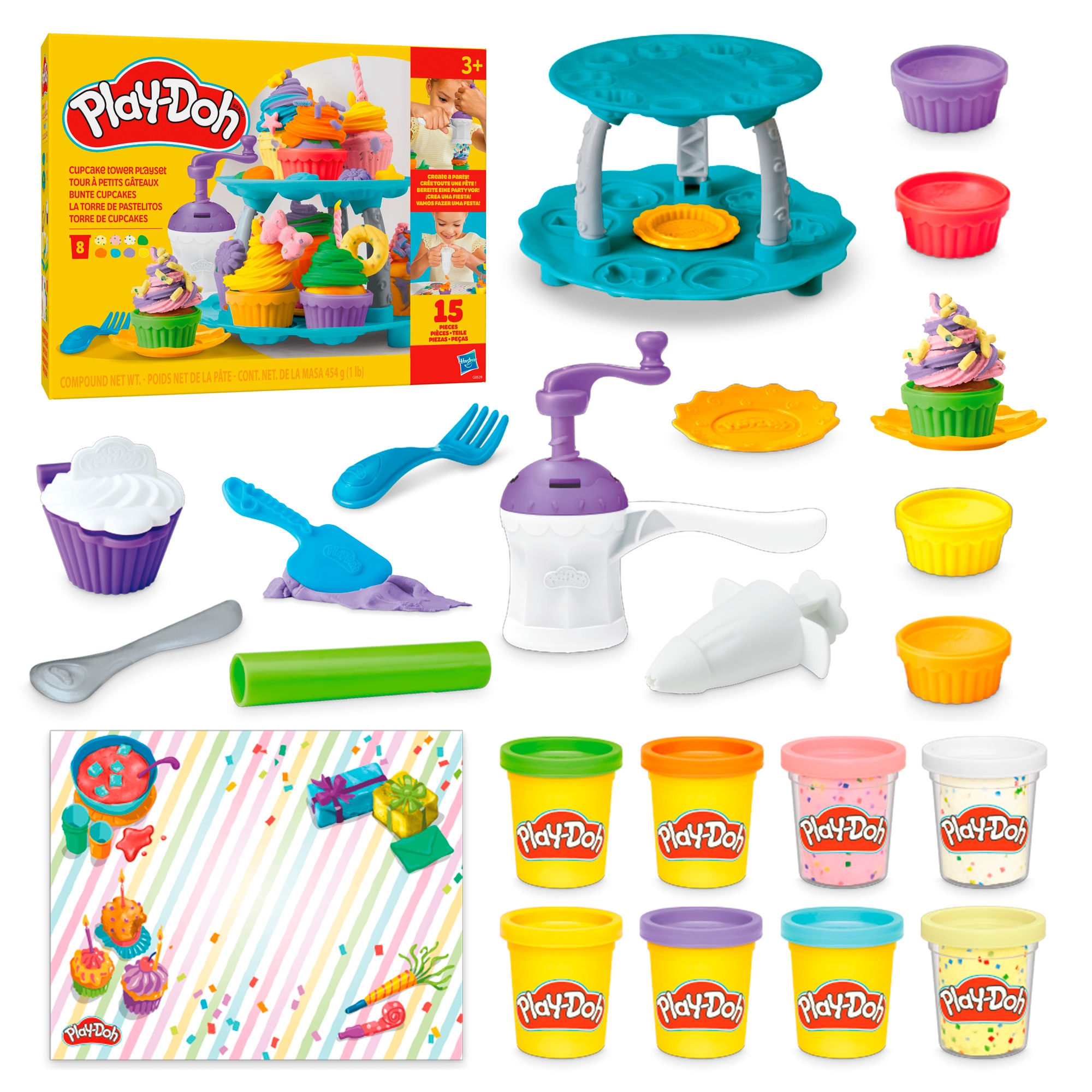 La torre de pastelitos Play-Doh 4