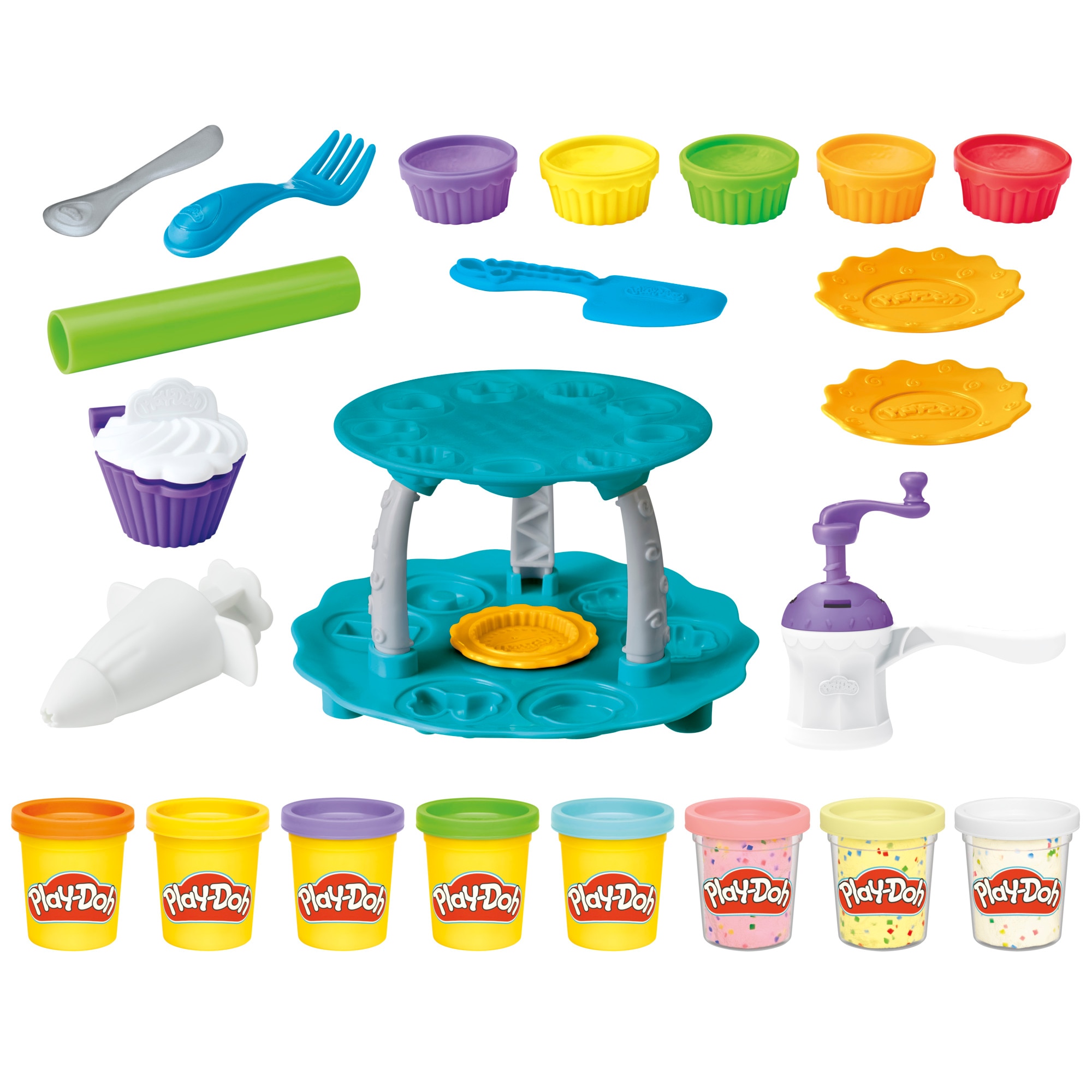 La torre de pastelitos Play-Doh 5