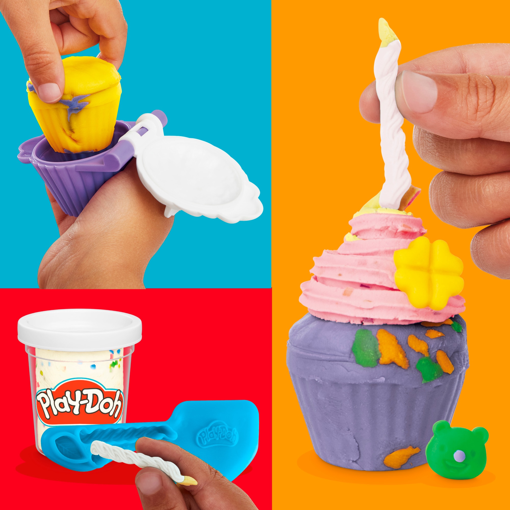 La torre de pastelitos Play-Doh 10