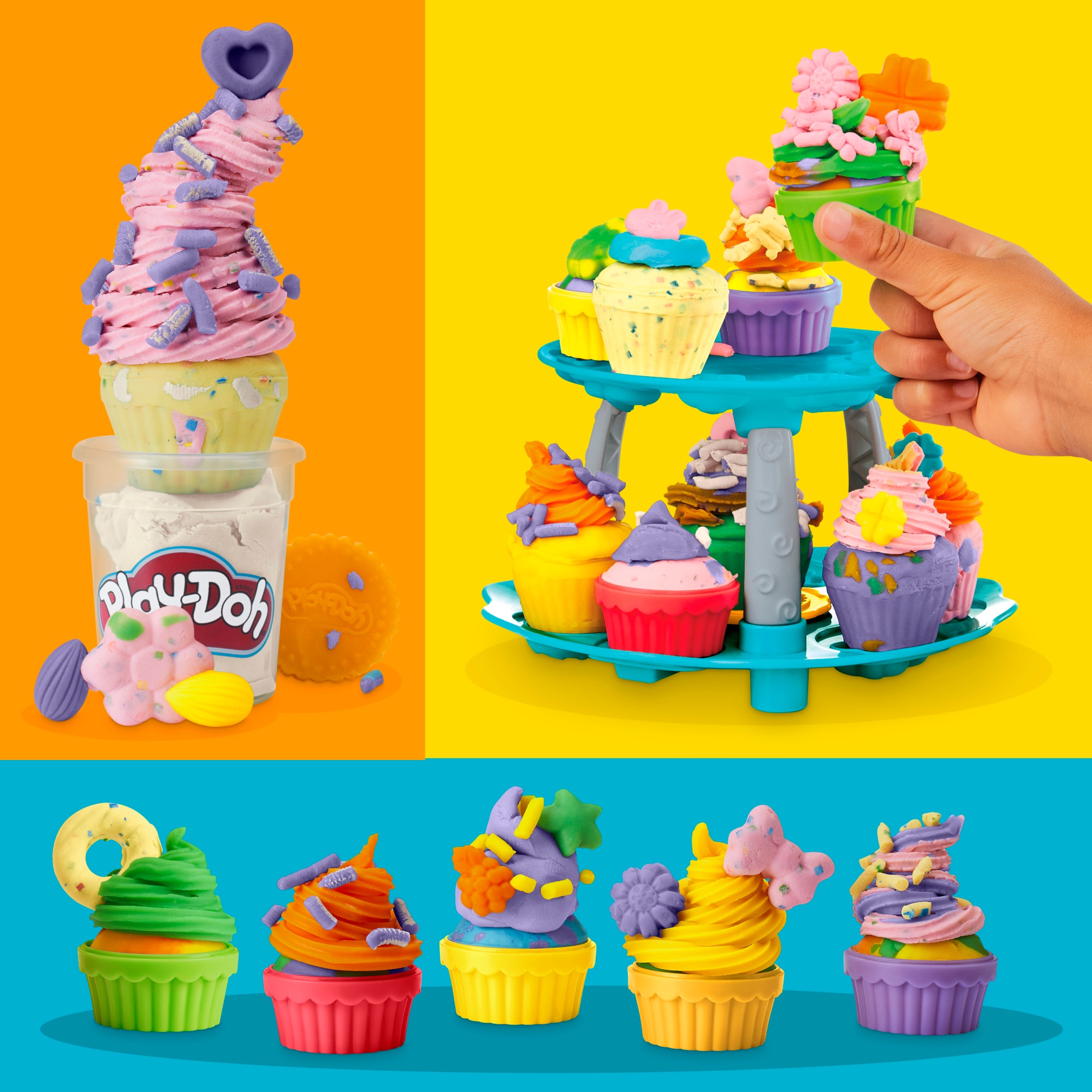 La torre de pastelitos Play-Doh 15