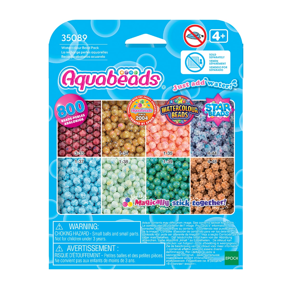 Imagen 0 de Set recarga Abalorios acuarela Aquabeads