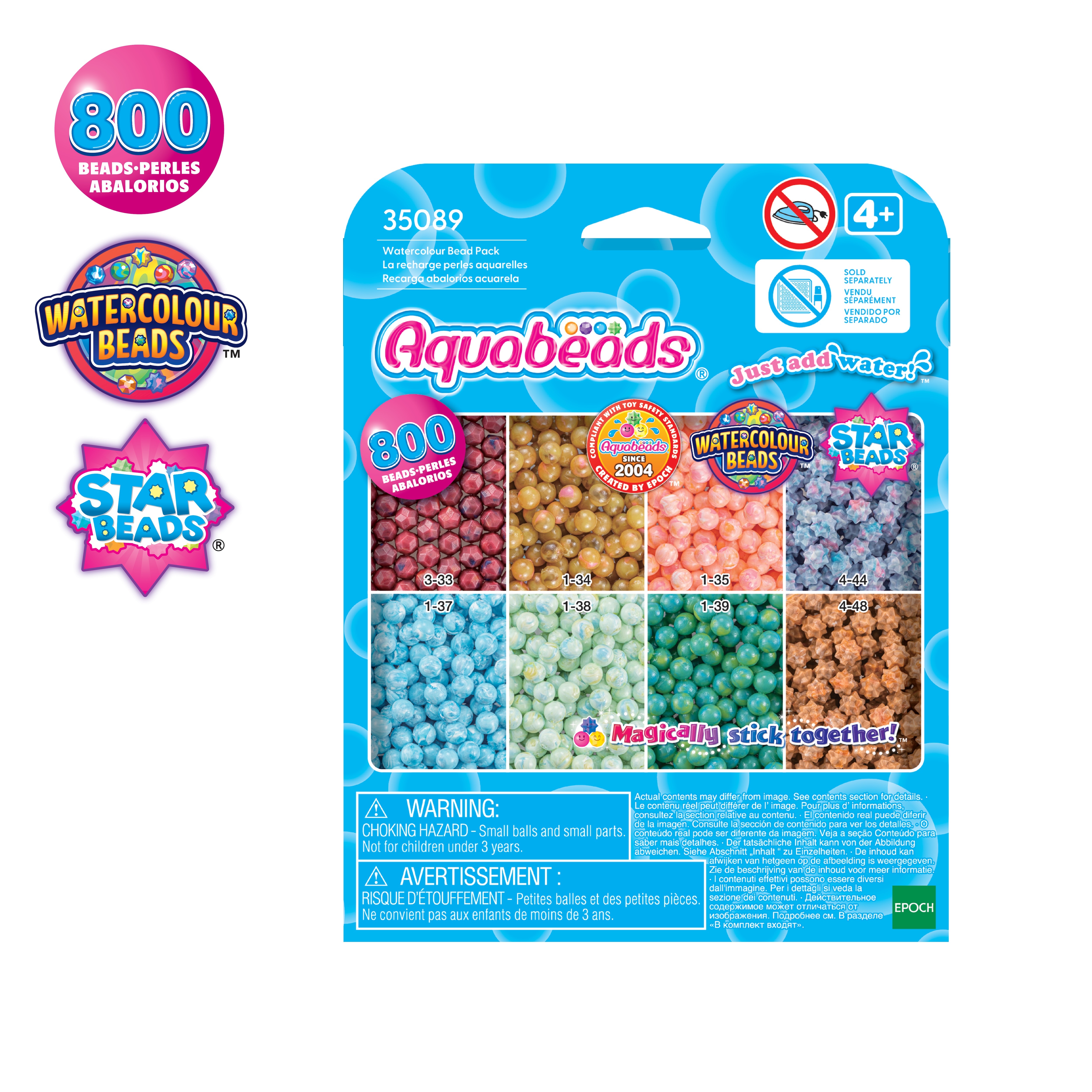 Set recarga Abalorios acuarela Aquabeads 2