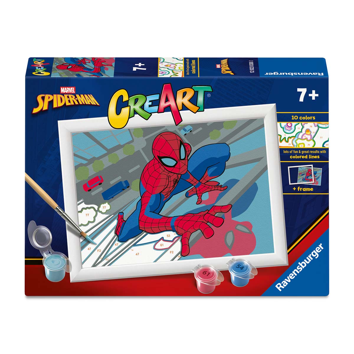 Imagen 0 de Pintar por Números CreArt Spiderman Ravensburguer