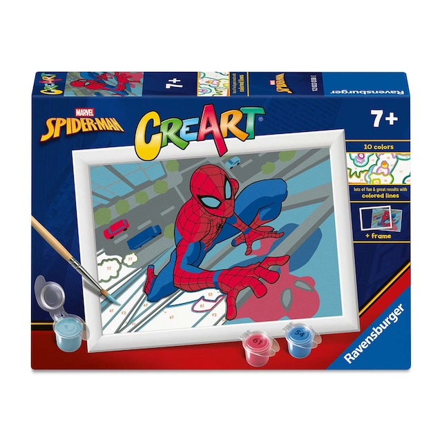 Pintar por Números CreArt Spiderman Ravensburguer