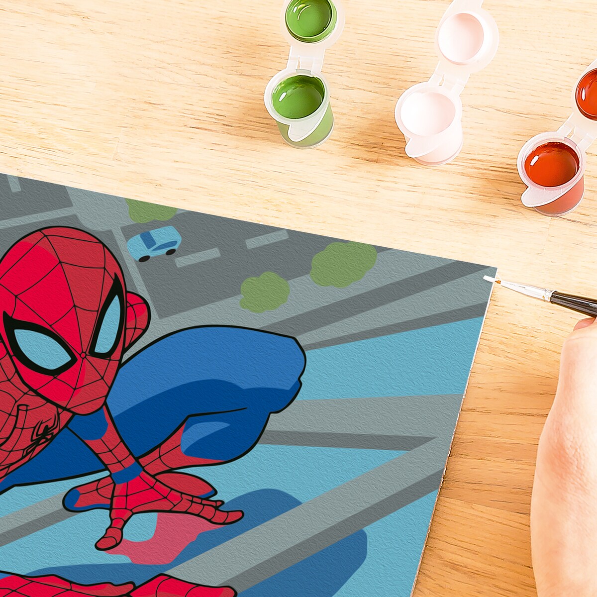 Pintar por Números CreArt Spiderman Ravensburguer 4