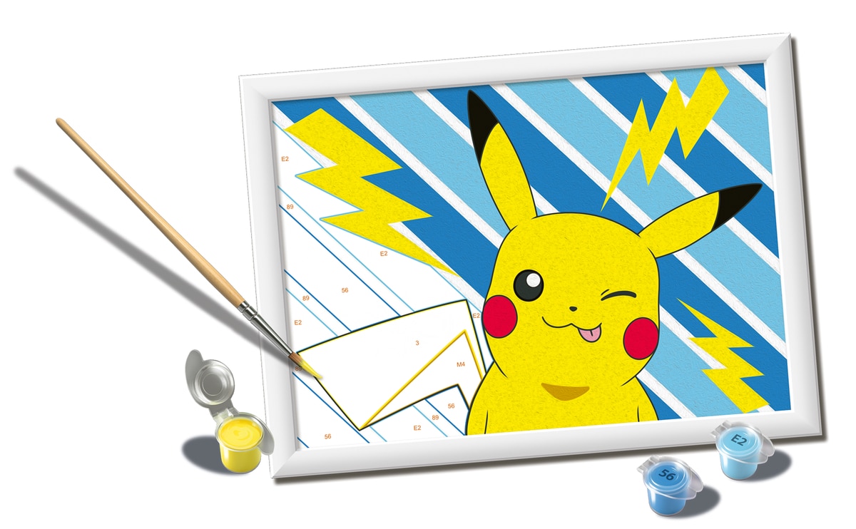 Pintar por Números CreArt Pokemon Pikachu Ravensburguer 2