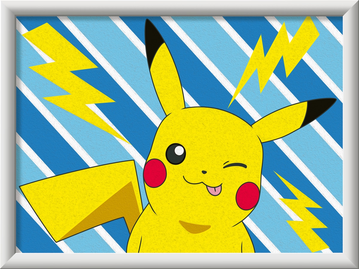 Pintar por Números CreArt Pokemon Pikachu Ravensburguer 3