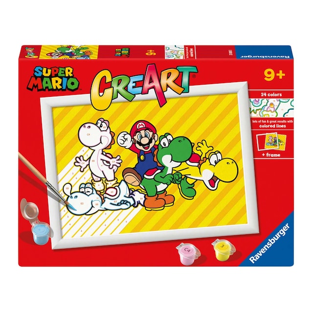 Pintar por Números CreArt Super Mario Ravensburguer