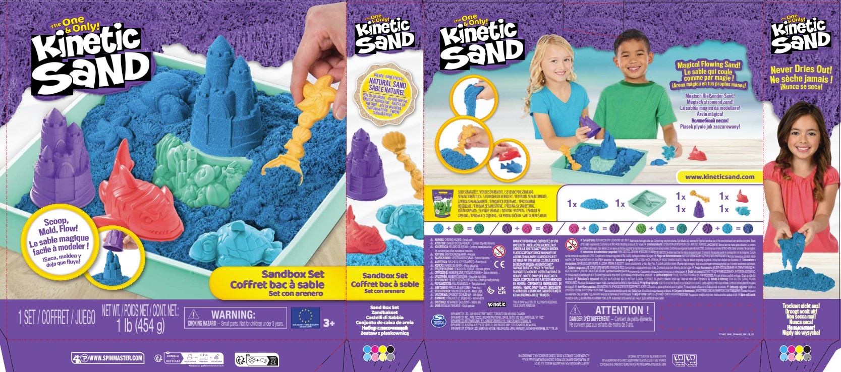 Juego de manualidades Sandbox Set Kinetic Sand 8