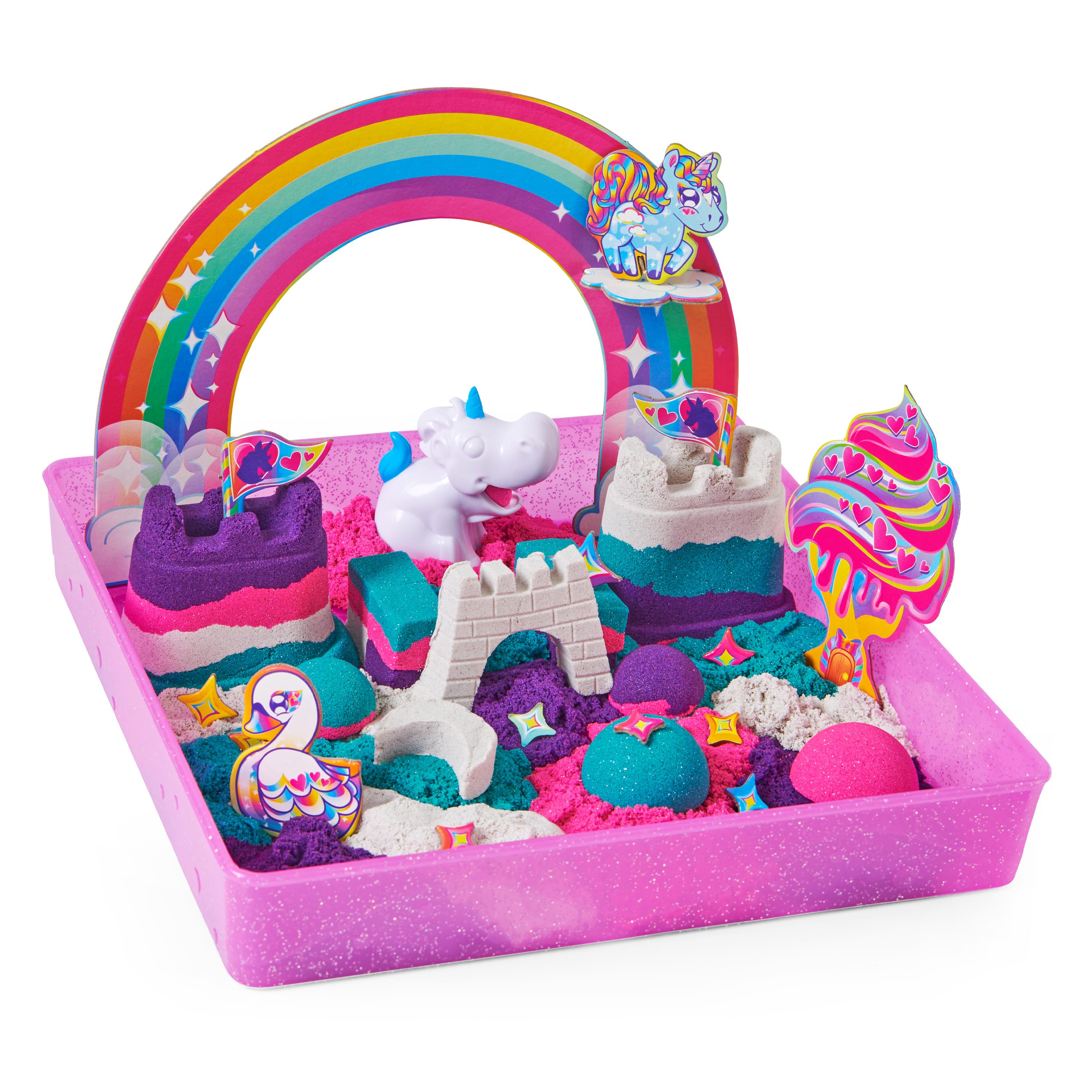 Juego de manualidades Reino de los Unicornios Kinetic Sand modelos surtidos 2
