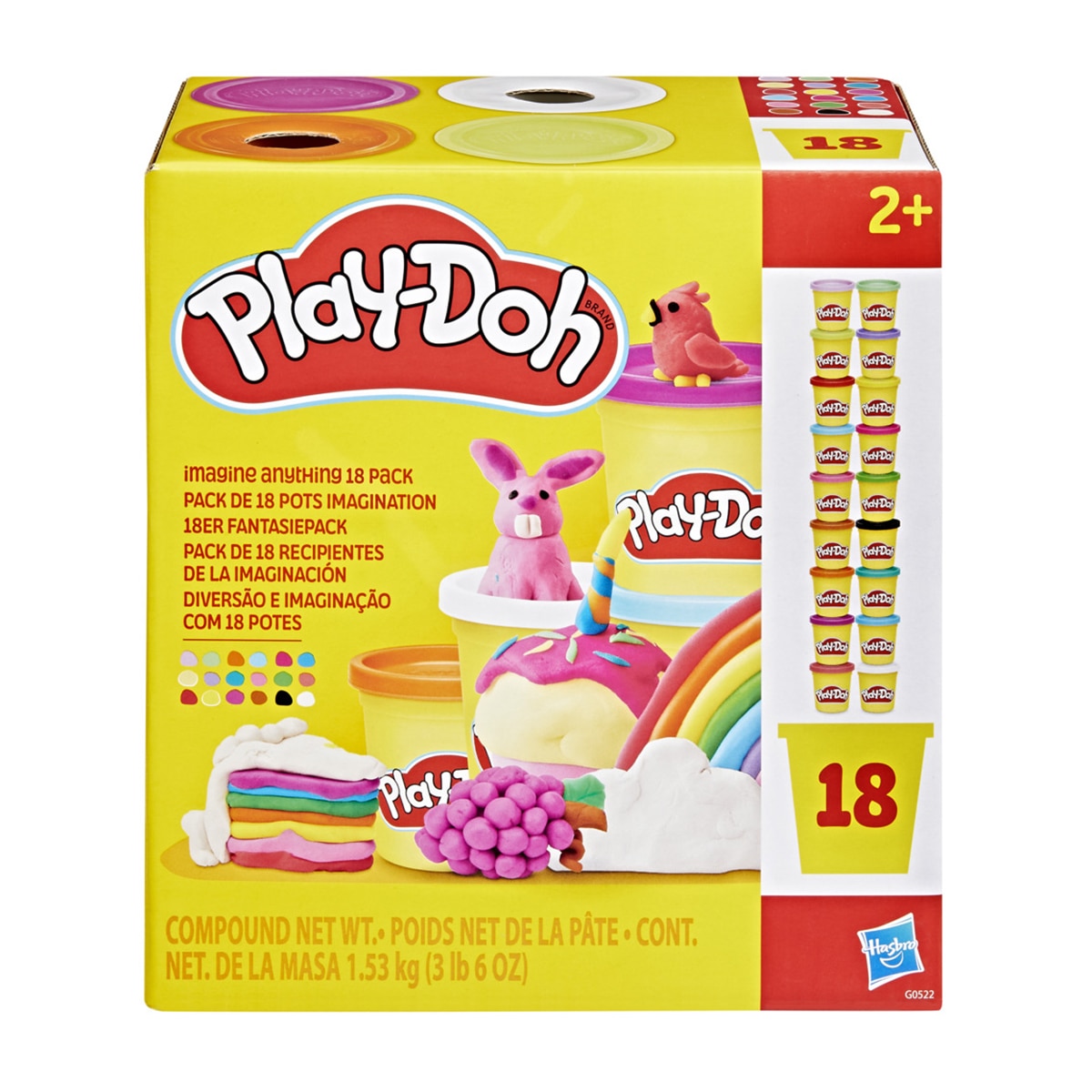 Imagen 0 de Imagine Anything 18 botes Play-doh Hasbro