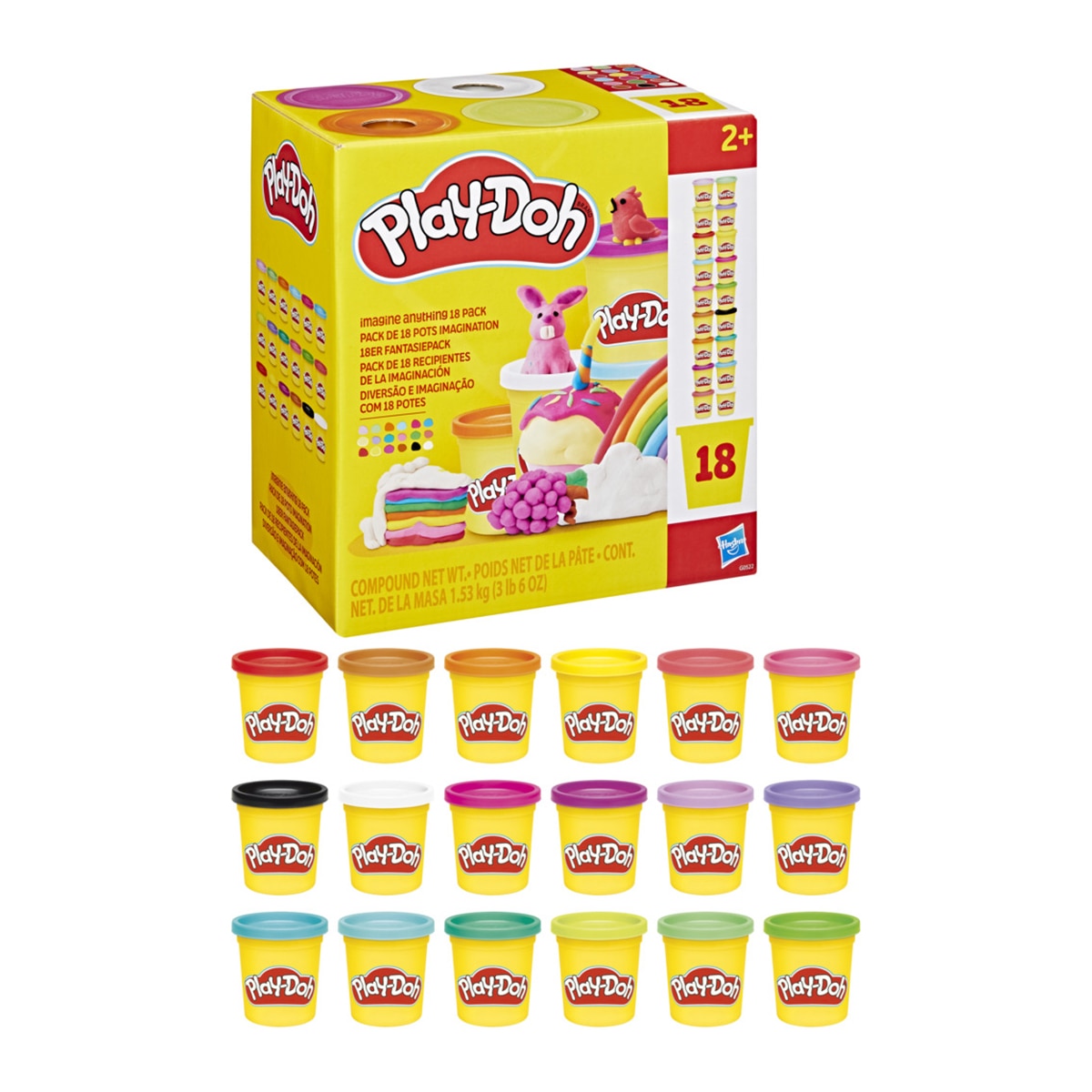 Imagine Anything 18 botes Play-doh Hasbro 2