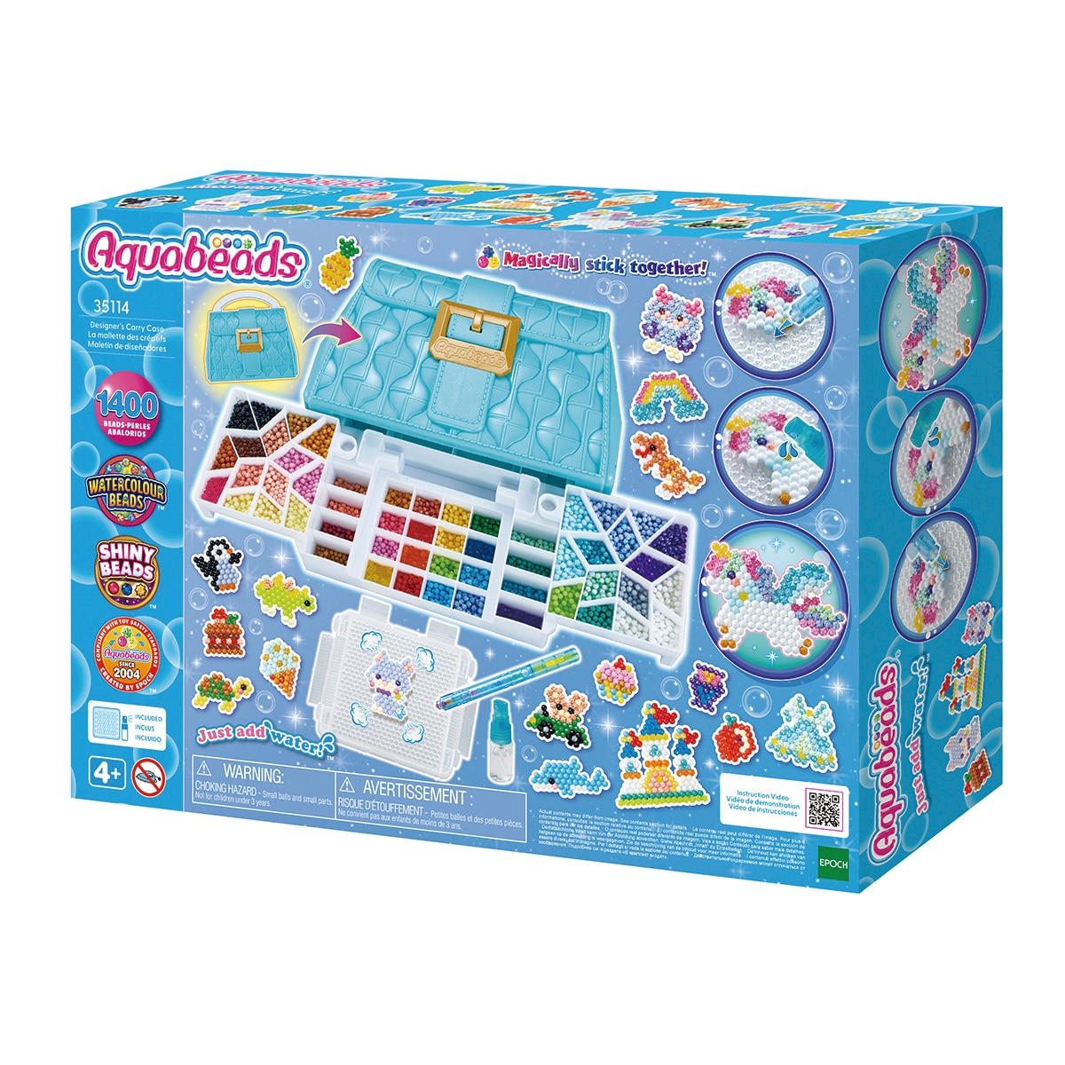 Aquabeads – Manualidad artística Maletín de Diseñadores Aquabeads.