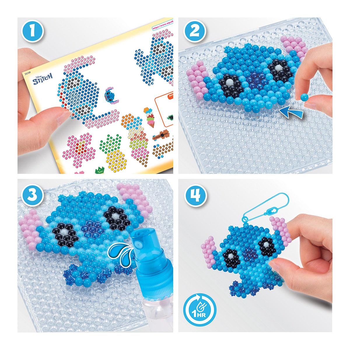 Conjunto Porta-chaves Stitch Disney 3