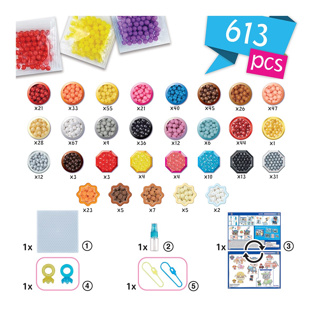 Manualidad artística Patrulla Canina Kit llaveros Aquabeads  Modelo surtido 7