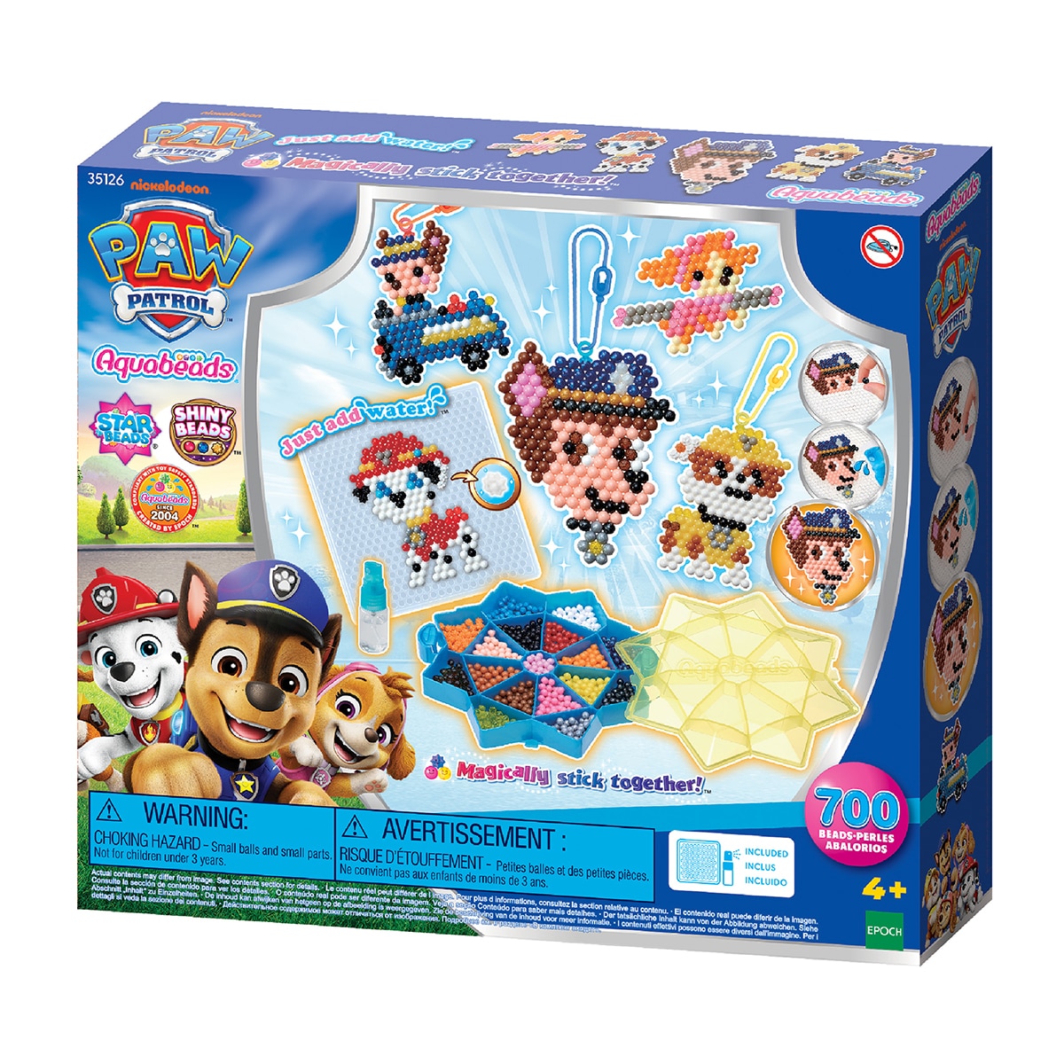 Imagen 0 de Manualidad artística Patrulla Canina Mega Kit Aquabeads Aquabeads