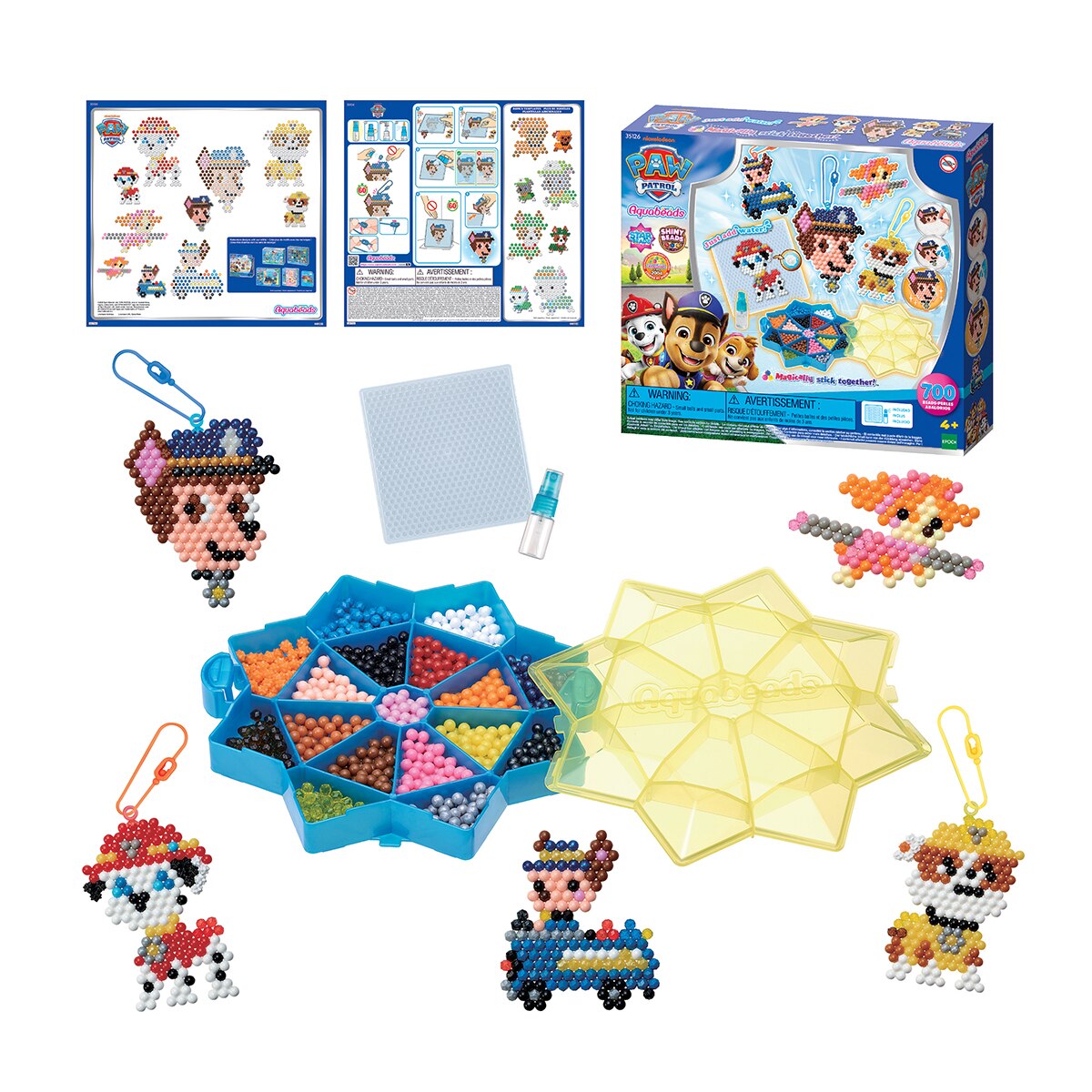 Manualidad artística Patrulla Canina Mega Kit Aquabeads Aquabeads 2