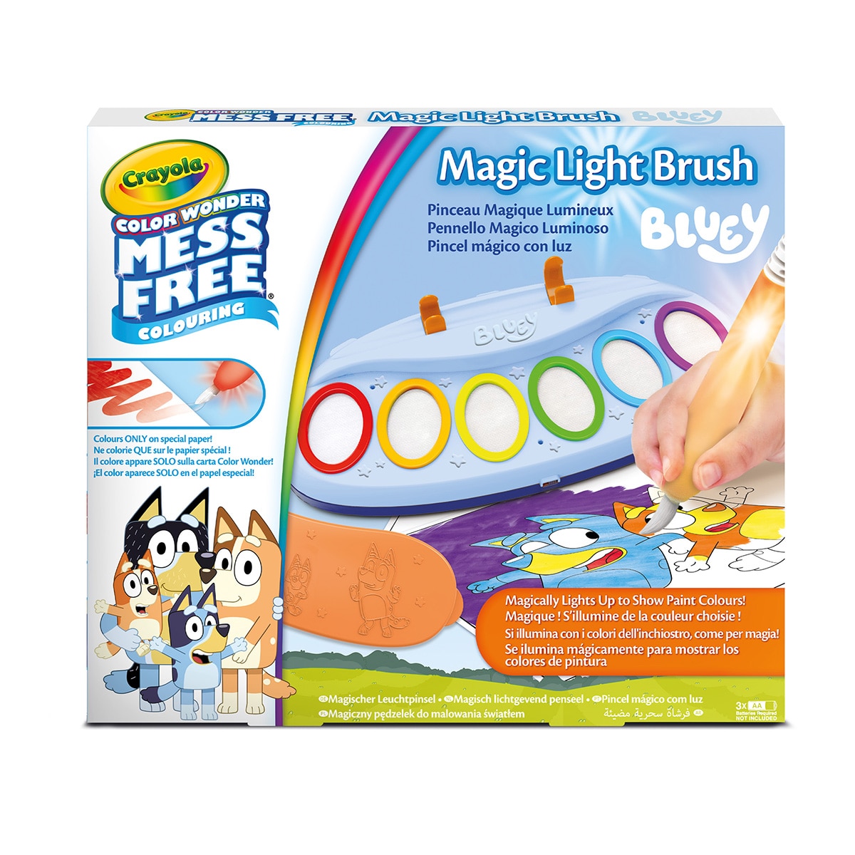 Pincel Mágico Luminoso Bluey 2