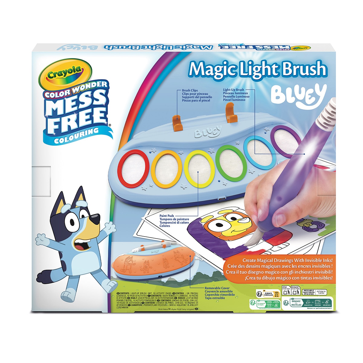 Pincel Mágico Luminoso Bluey 3