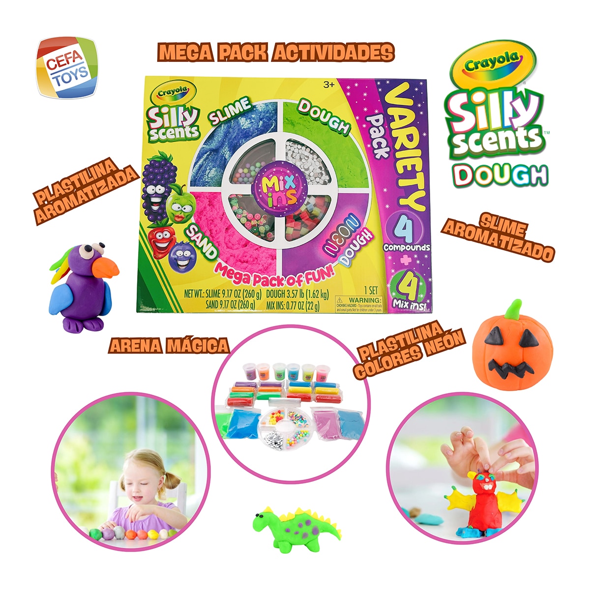 Mega pack de multi actividades Crayola Silly Scents Cefa Toys 5