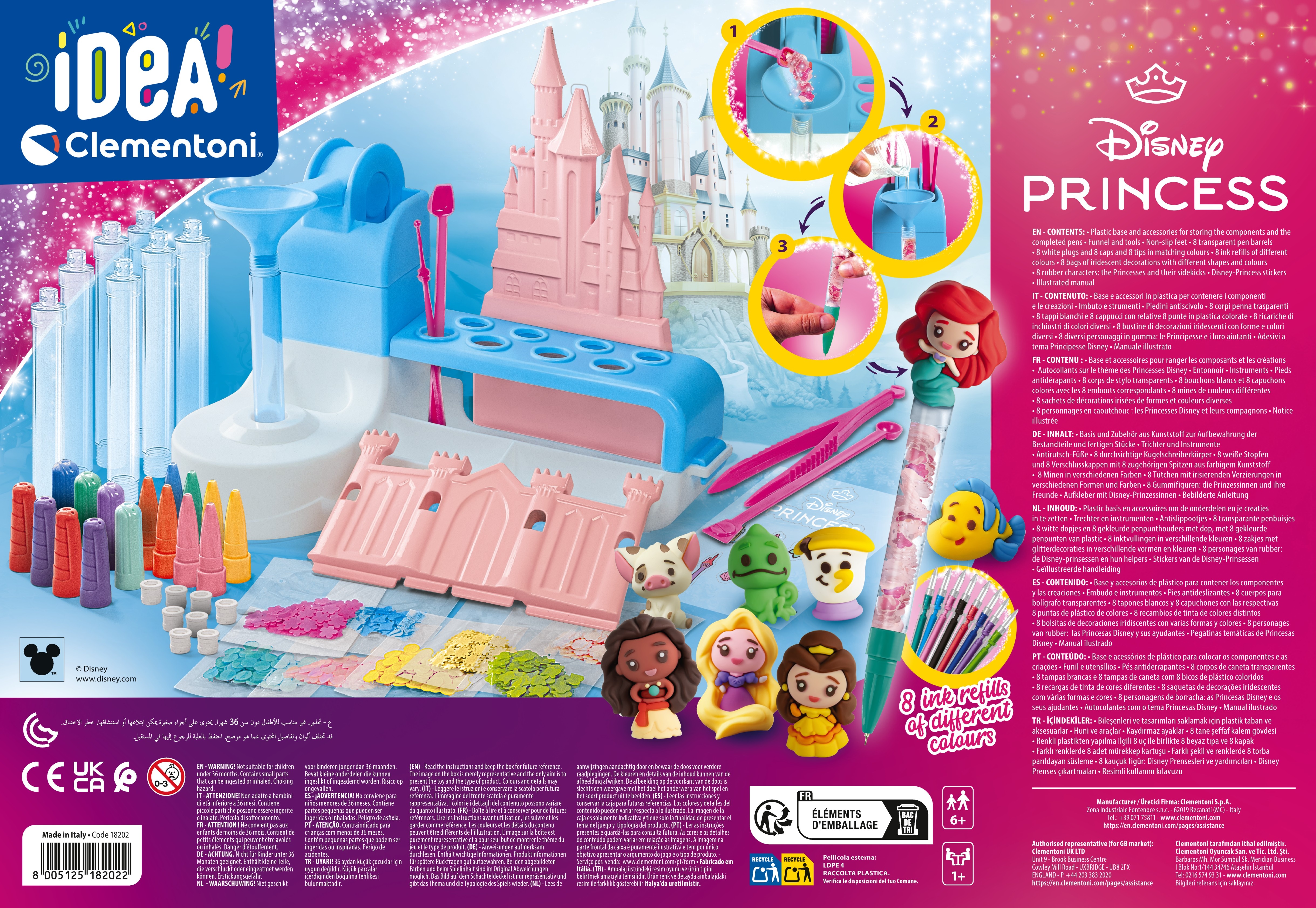 Crea Tus Boligrafos Disney Princess Clementoni 3