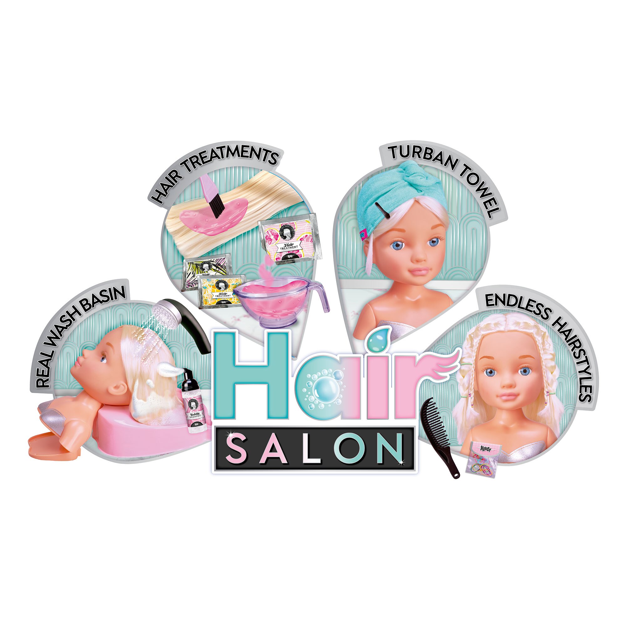 Boneca Nancy Hair Salon Loira 4