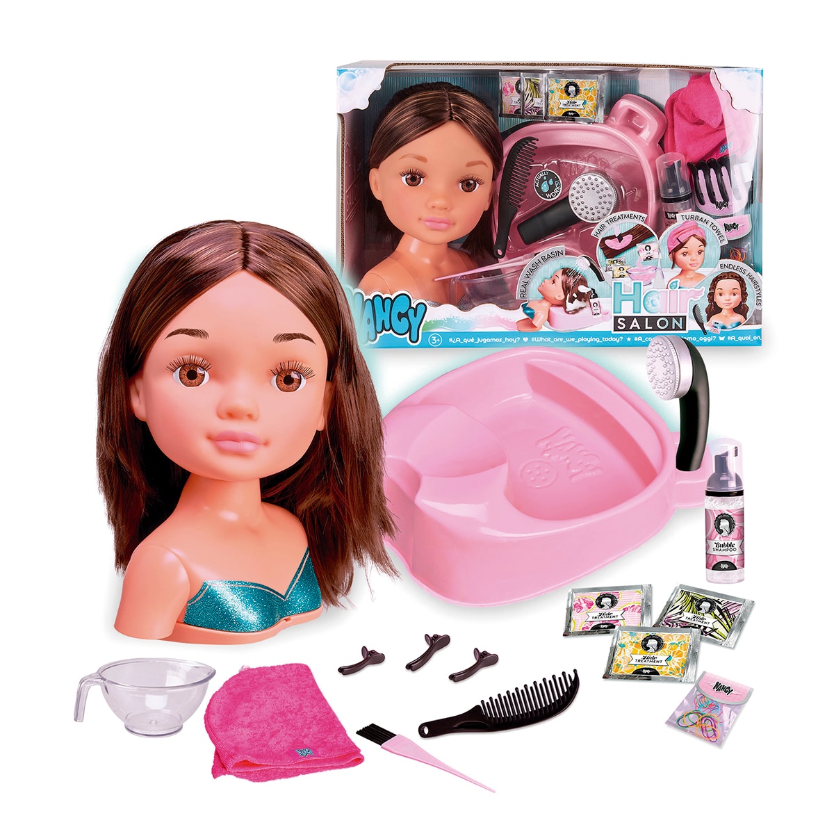 Imagem 0 de Boneca Nancy Hair Salon Morena