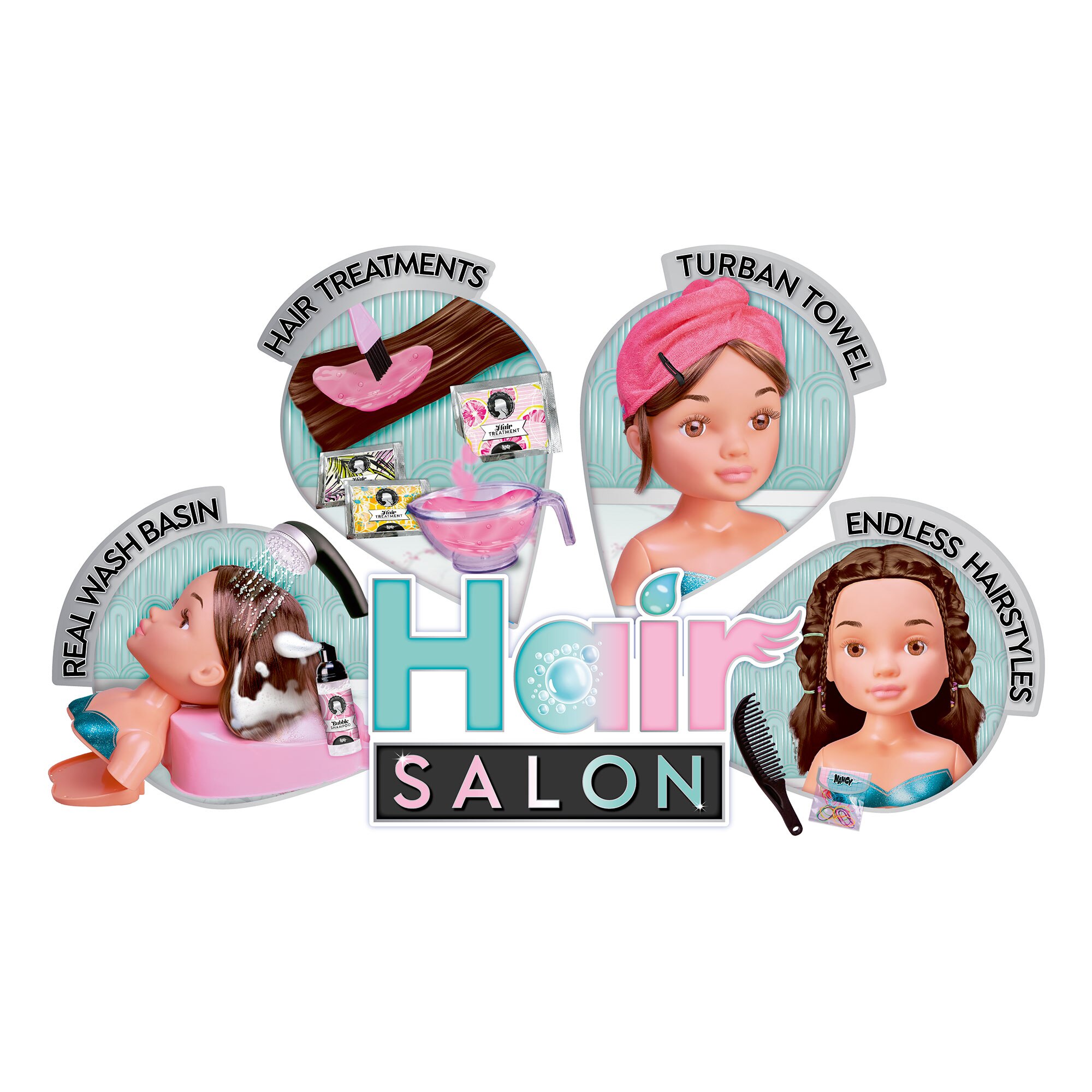 Boneca Nancy Hair Salon Morena 4