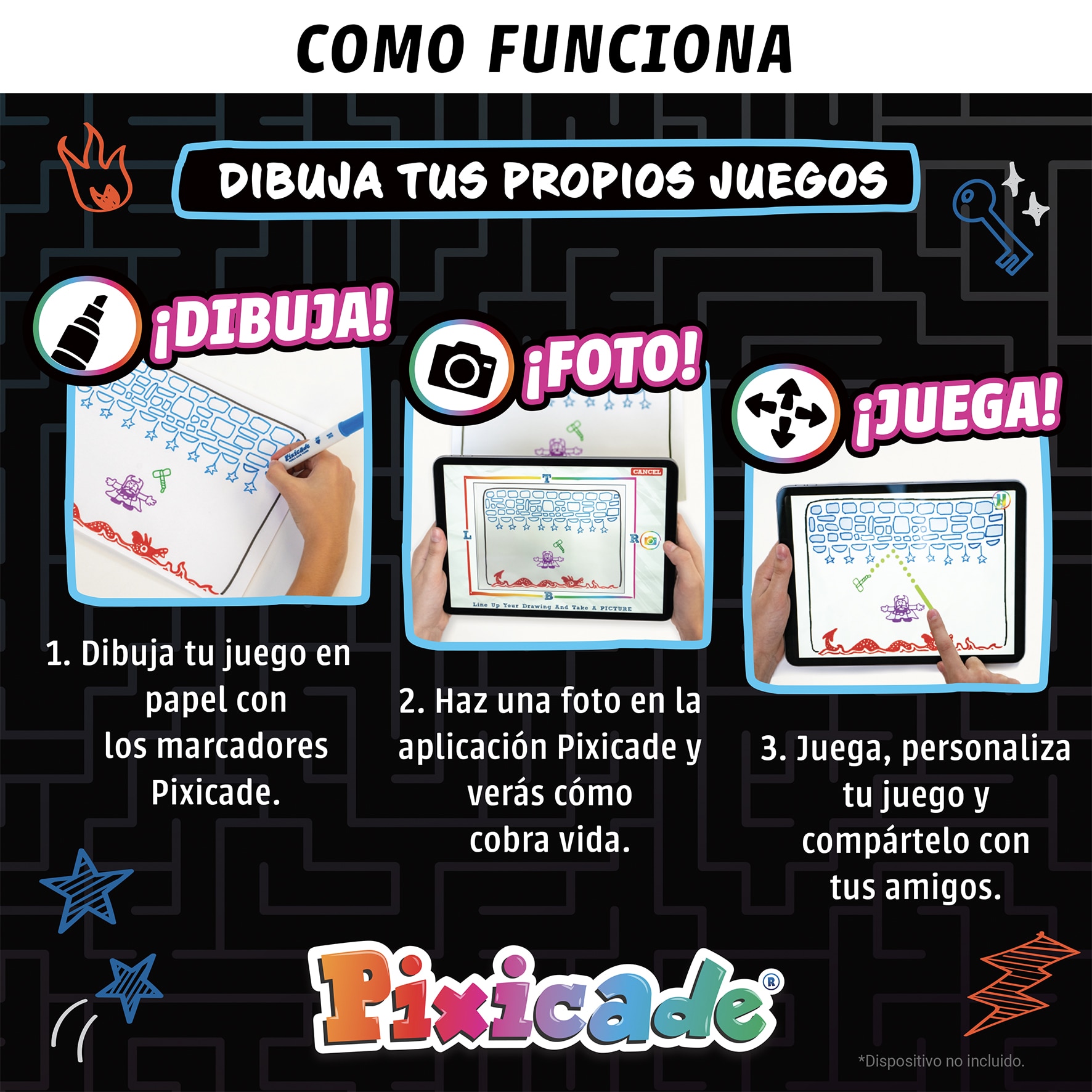 Juego Creativo Pixicade Toy Partner 4
