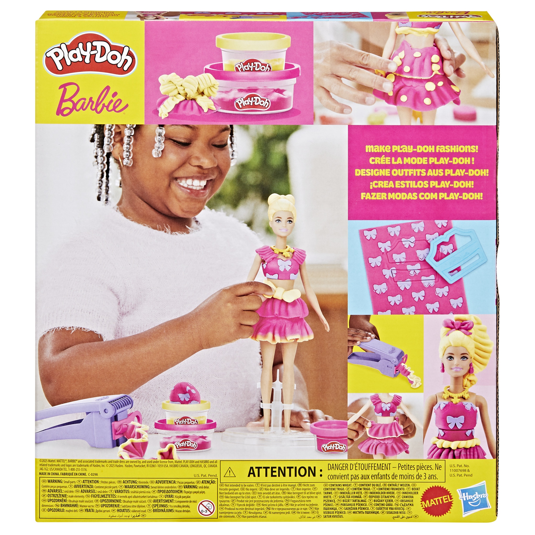 Set de manualidades Play-Doh Barbie muñecas Hasbro modelos surtidos 9