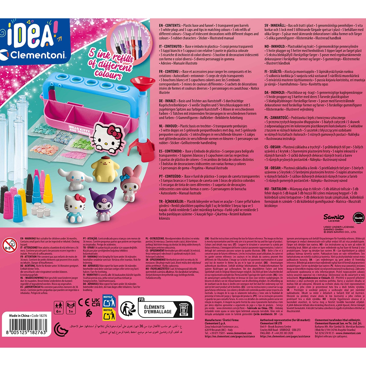Crea Tus Boligrafos Hello Kitty Clementoni 2