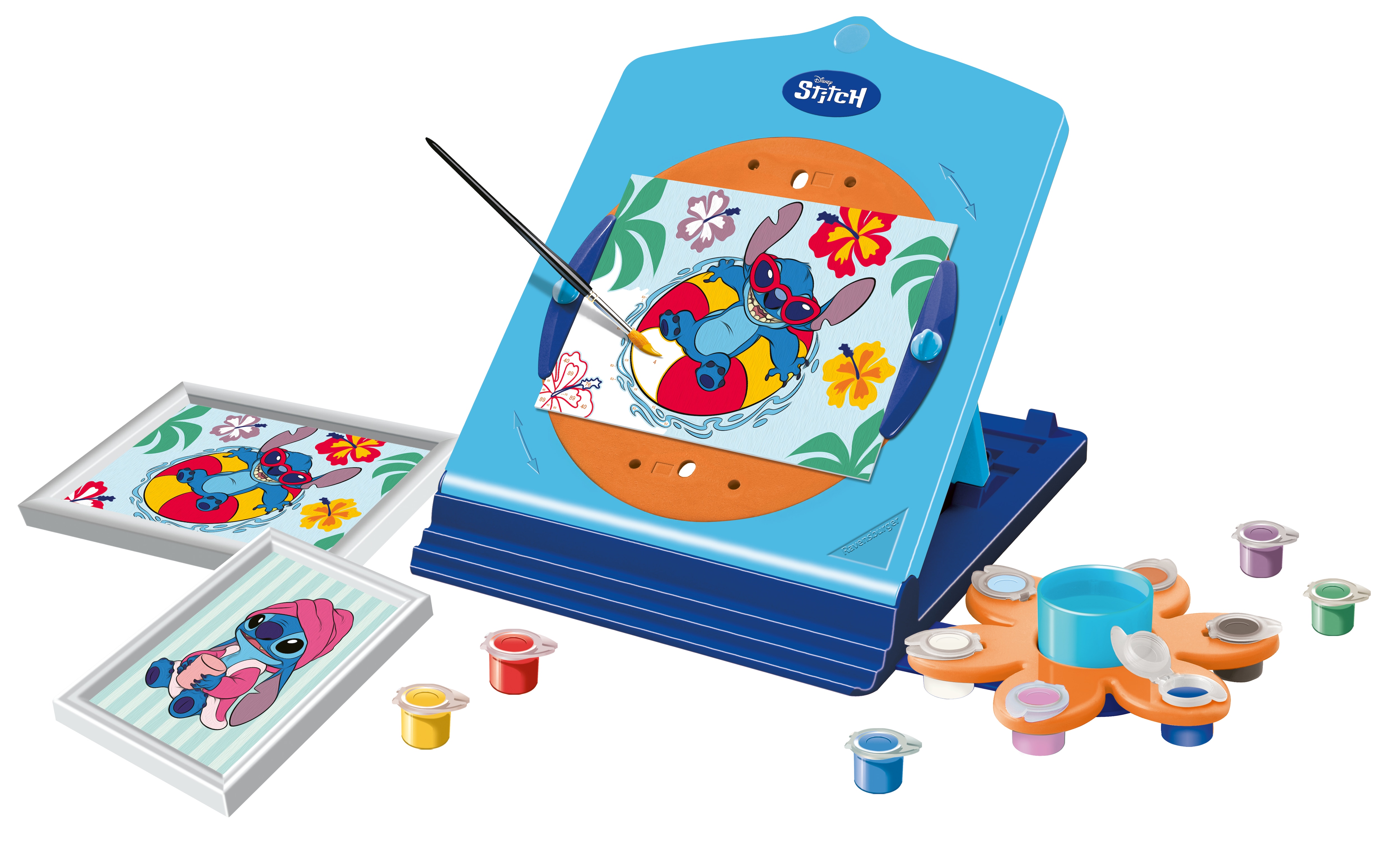 Juego Creativo Atelier CreArt Set de Pintura con Caballete Stitch Pintar por Números Ravensburger 5