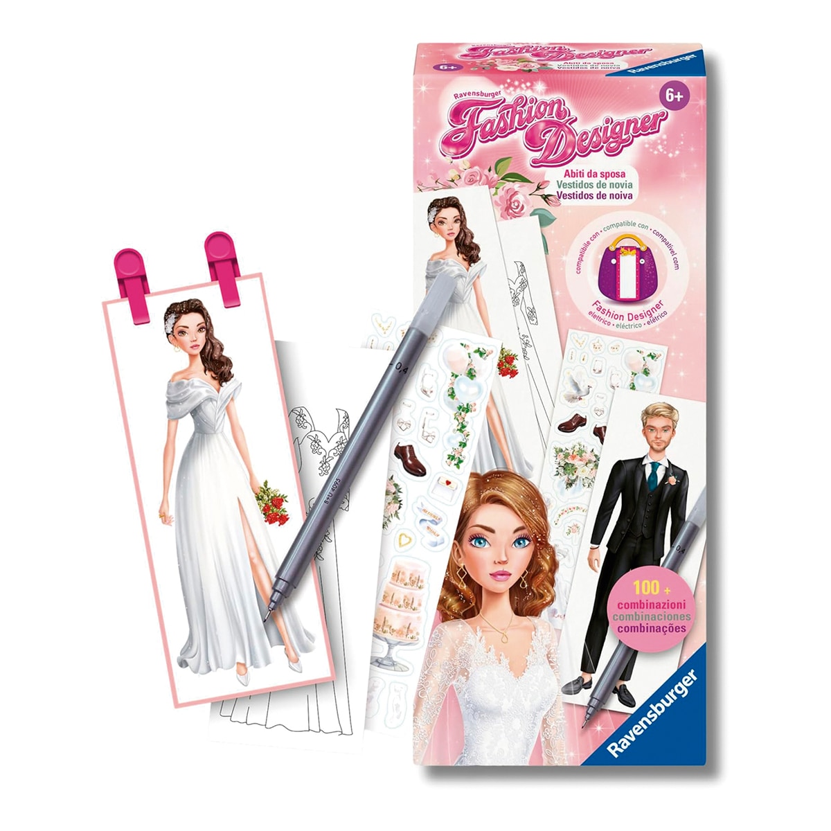 Ravensburger - Fashion Designer Style Book, Juego Creativo, Juego para Manualidades, Juego para Dibujar, Diseña la Moda, para Niños 6 Años, 24x25 cm Ravensburger - Fashion Designer Style Book, Juego Creativo, Juego para Manualidades, Juego para Dibujar, Diseña la Moda, para Niños 6 Años, 24x25 cm