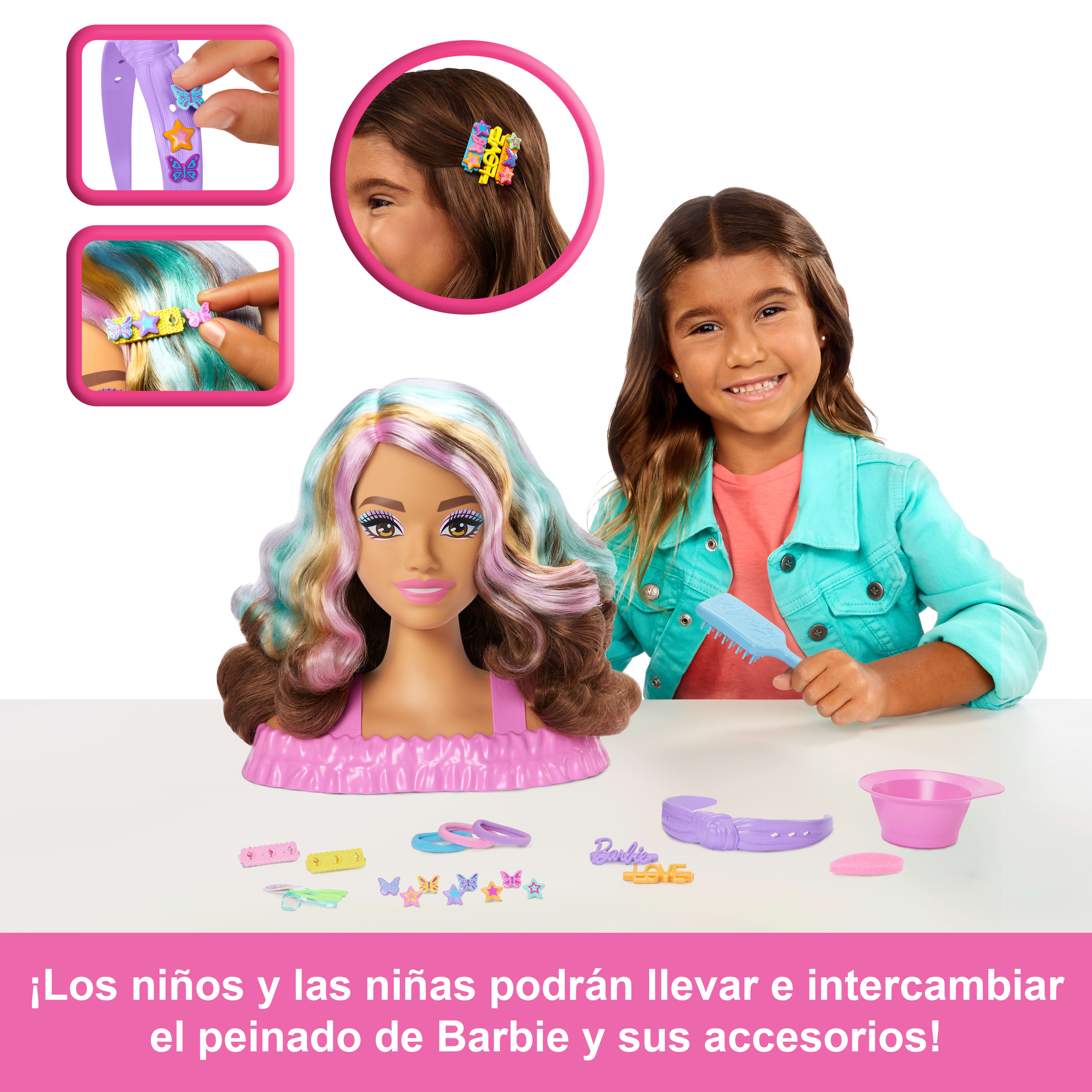 Barbie Cabeza morena de muñeca para peinar Deluxe Mattel 2