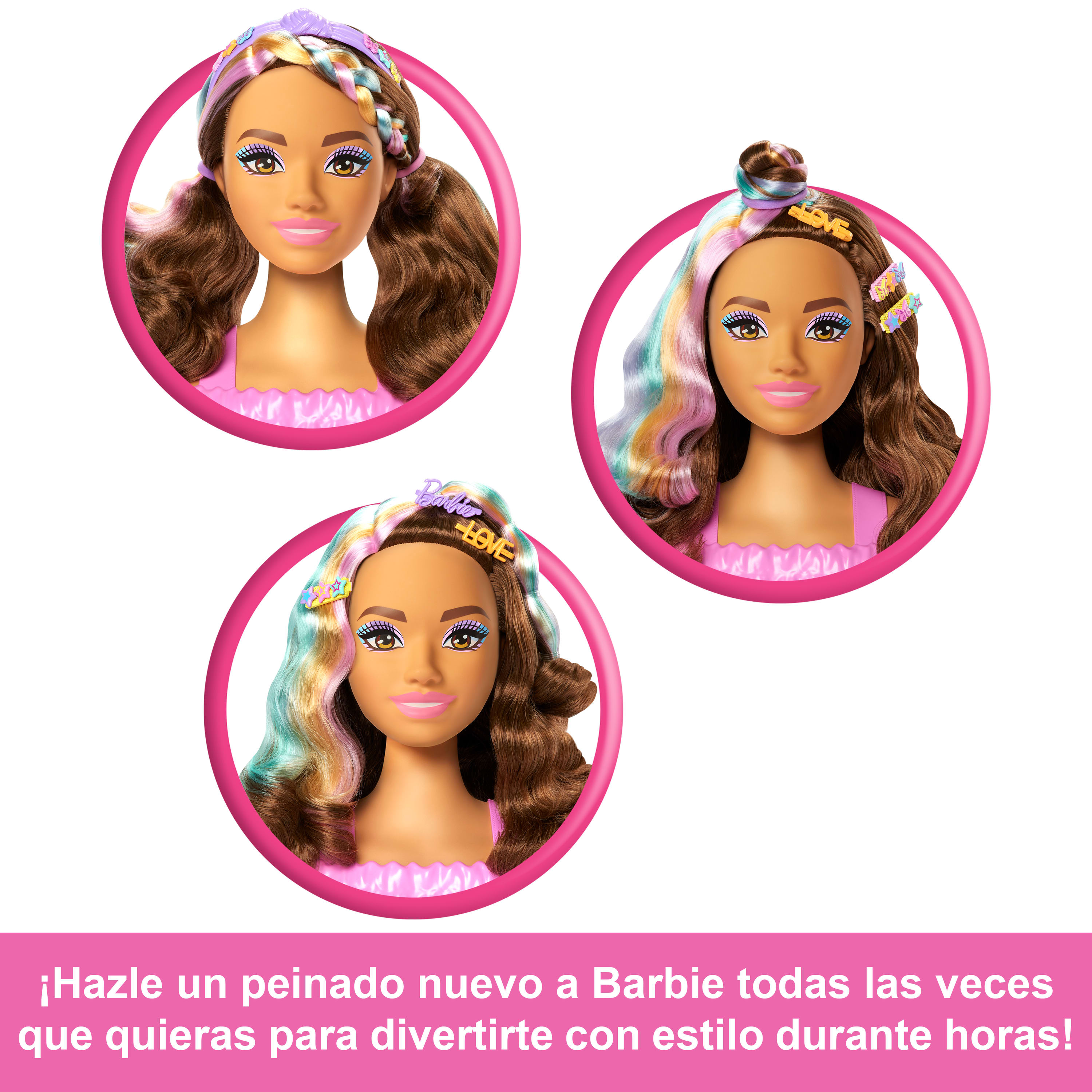 Barbie Cabeza morena de muñeca para peinar Deluxe Mattel 4