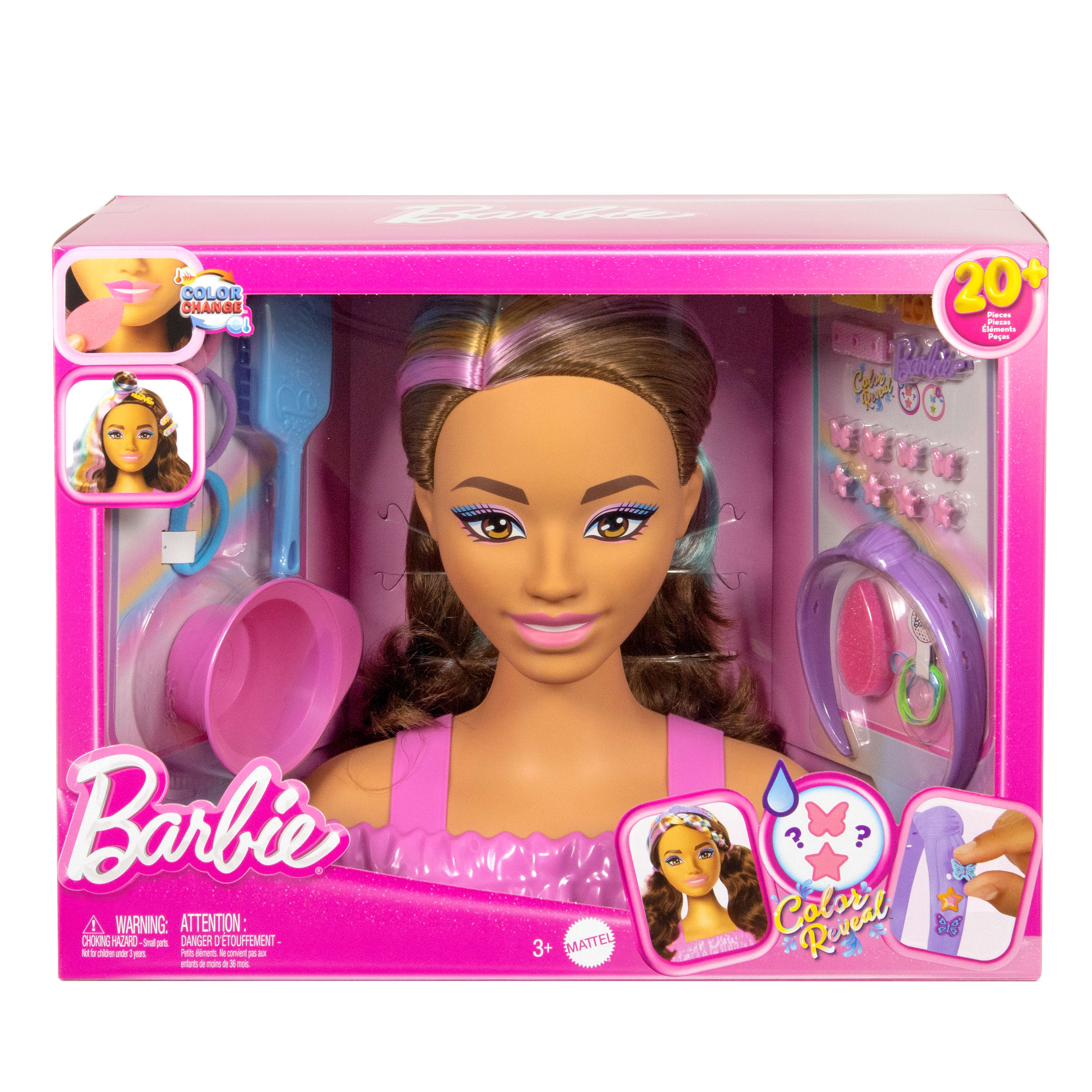 Barbie Cabeza morena de muñeca para peinar Deluxe Mattel 6